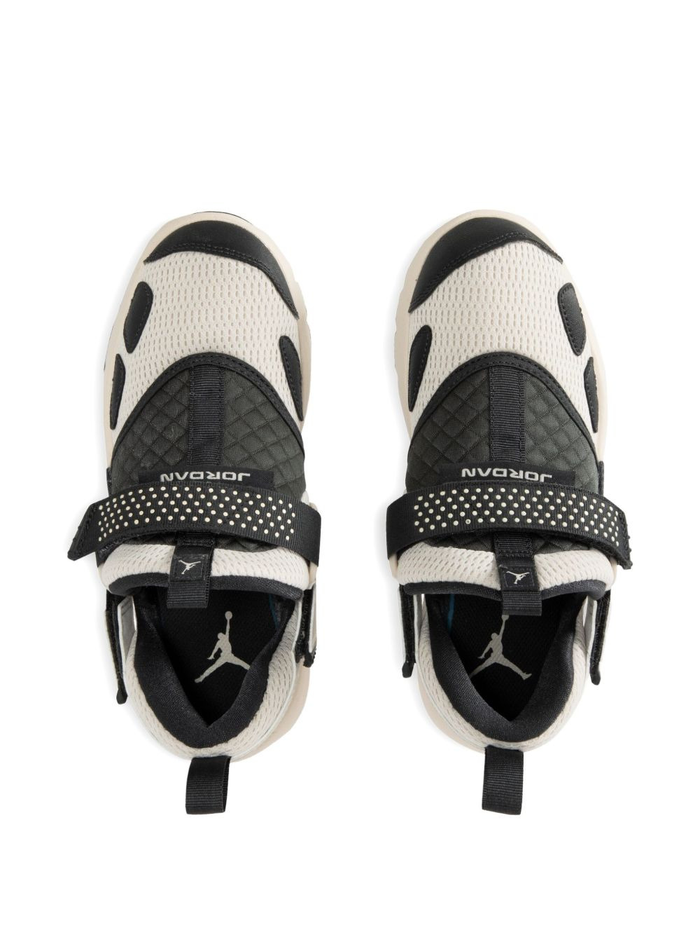strap detail quilted sneakers - 3