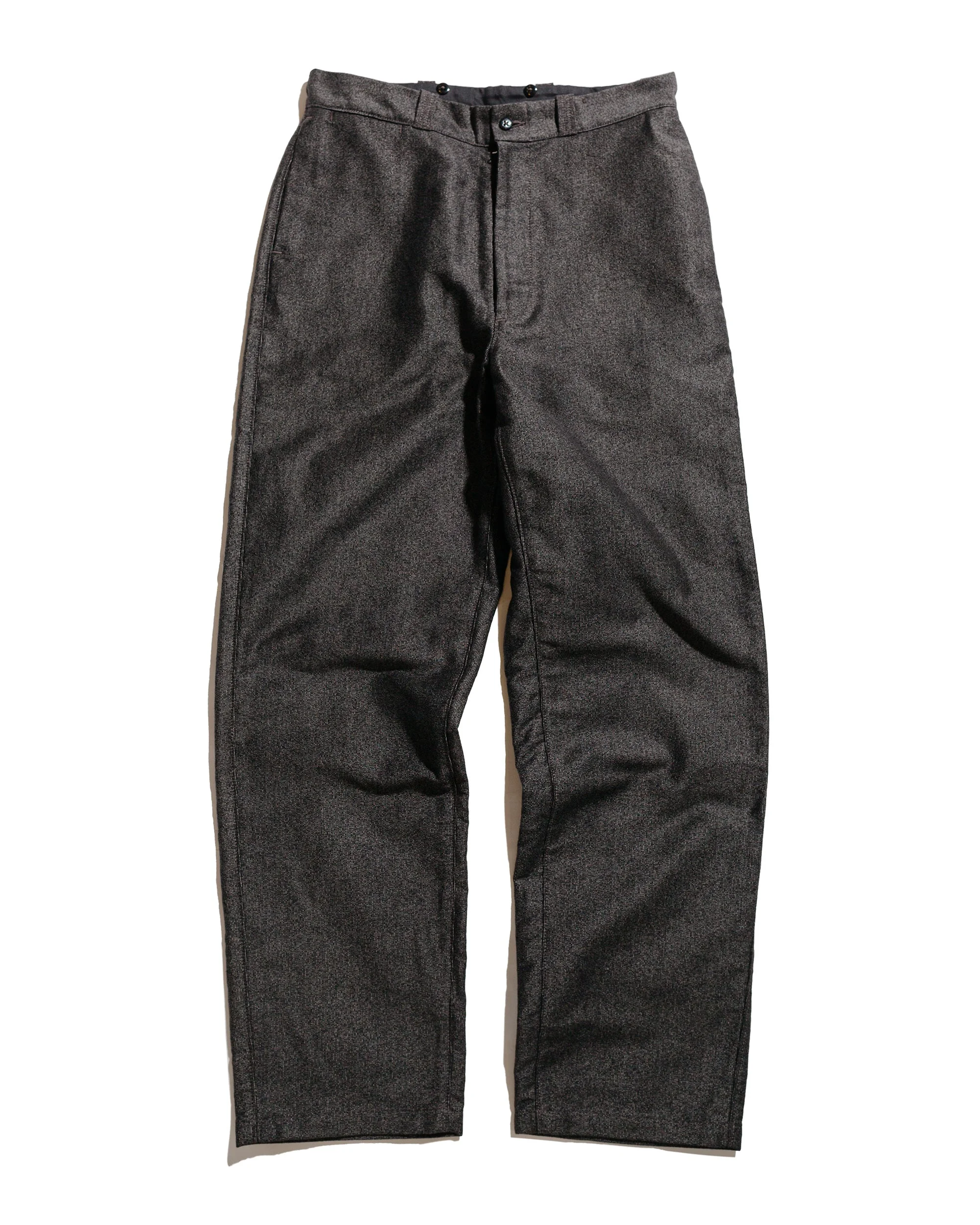 MP24101 Double Diamond Trousers / Printed Moleskin Salt & Pepper - 1