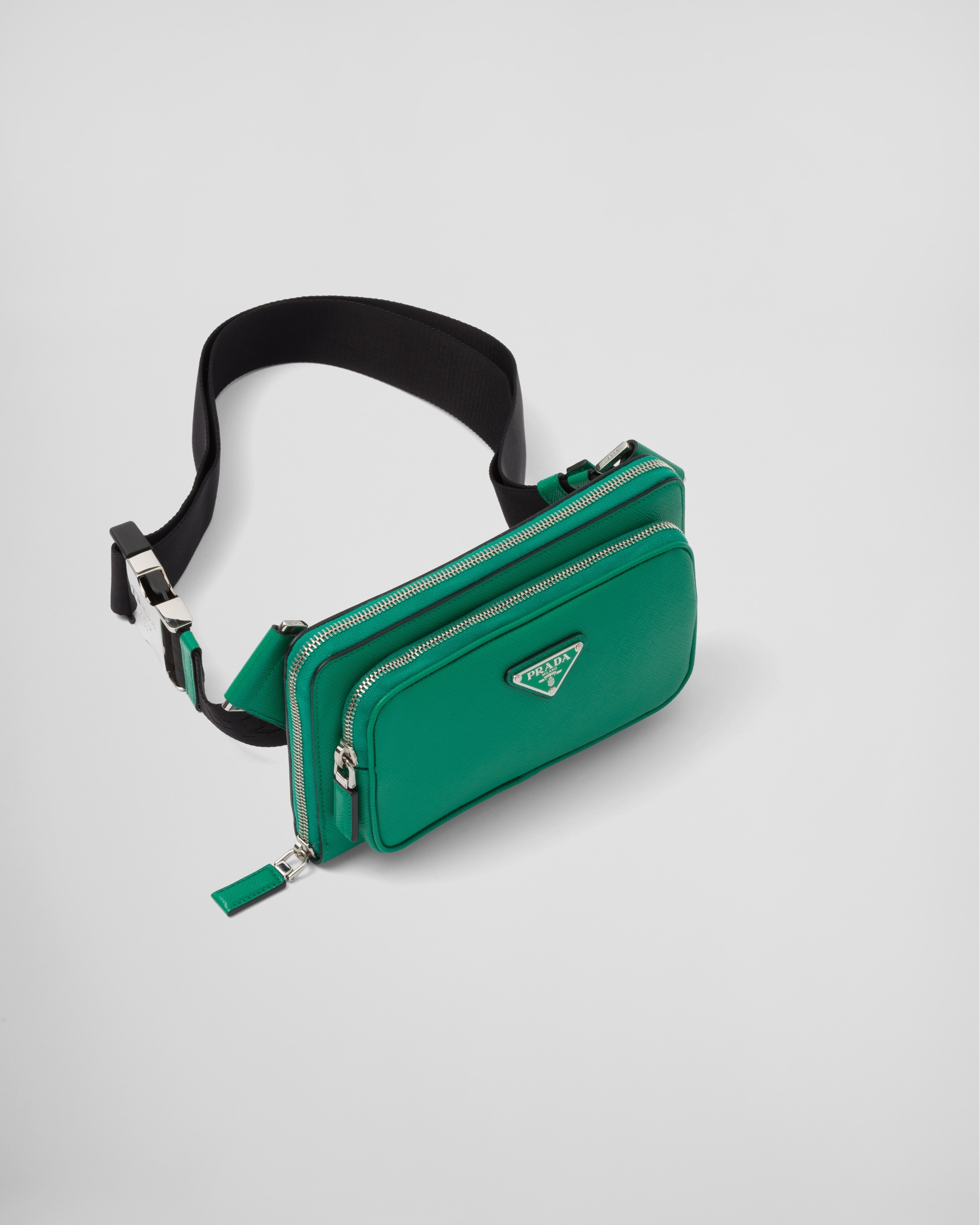 Saffiano leather belt bag - 3
