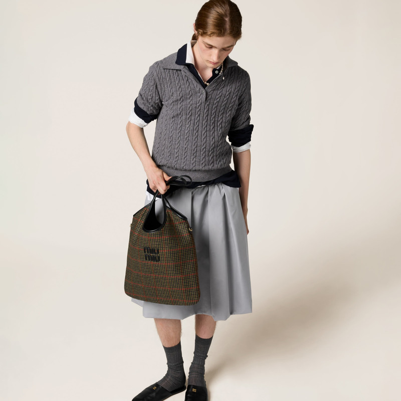 IVY tartan shopping bag 5