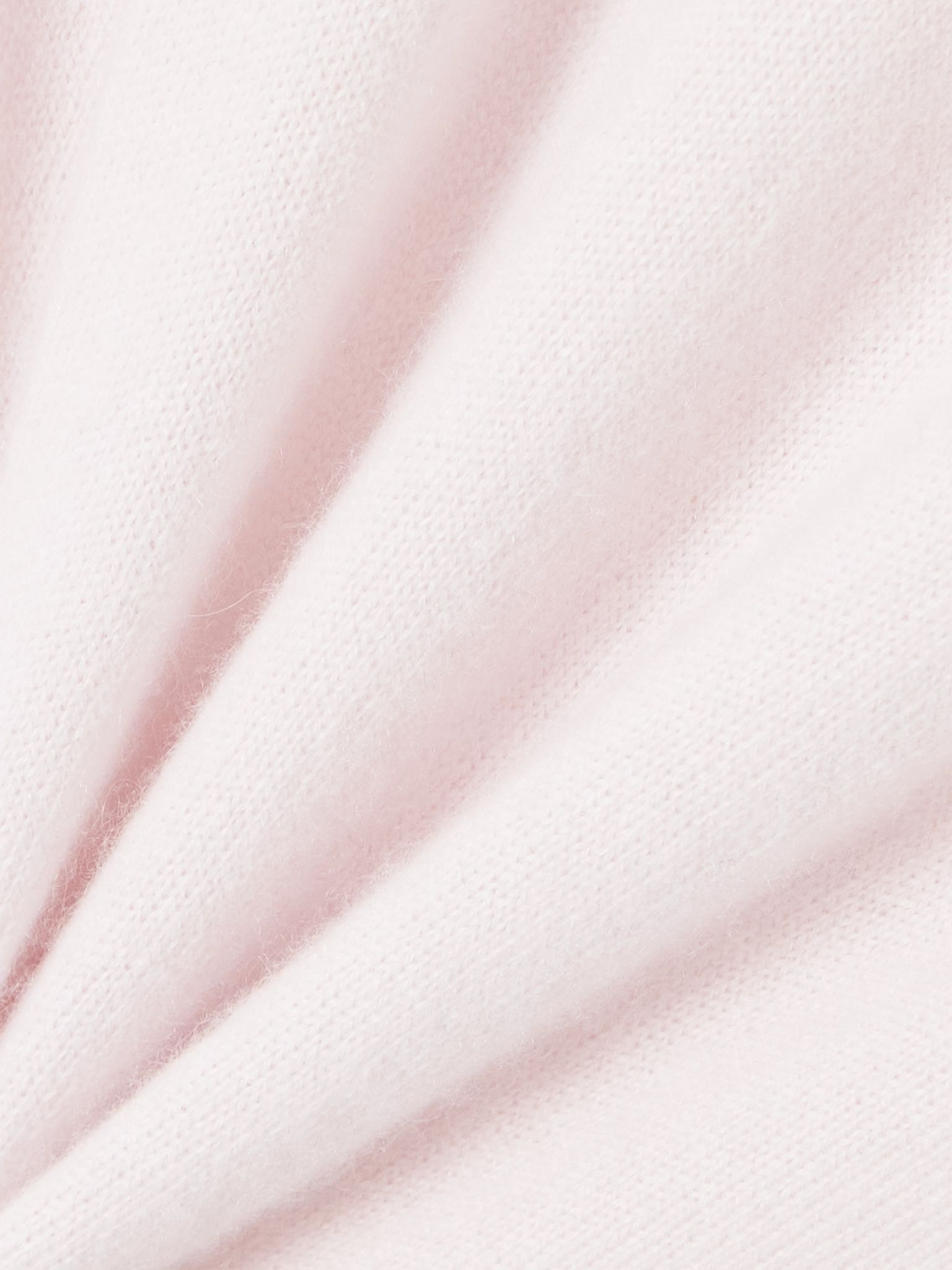 Cropped cashmere T-shirt Pink - 4