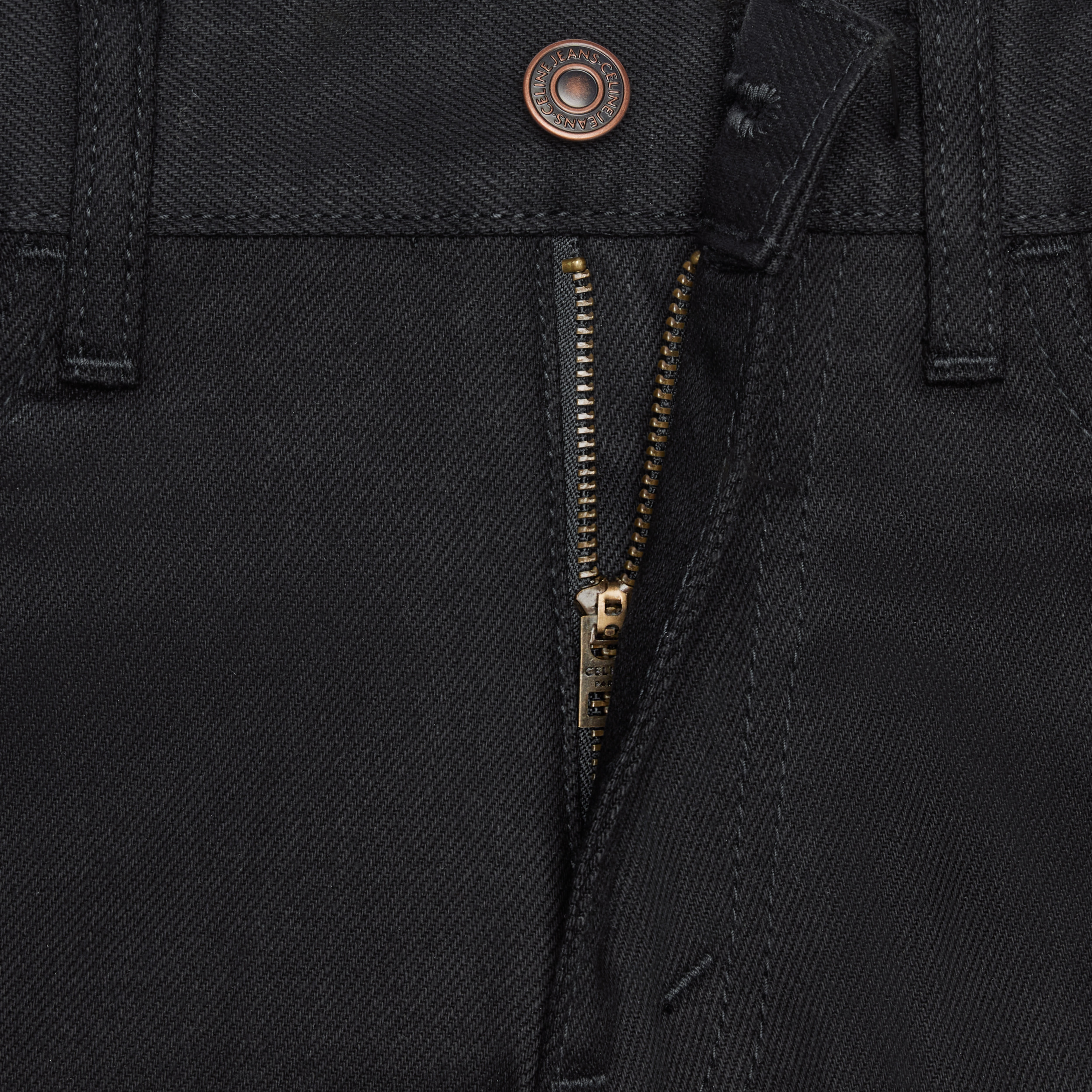 TESS JEANS IN PURE BLACK WASH DENIM - 4