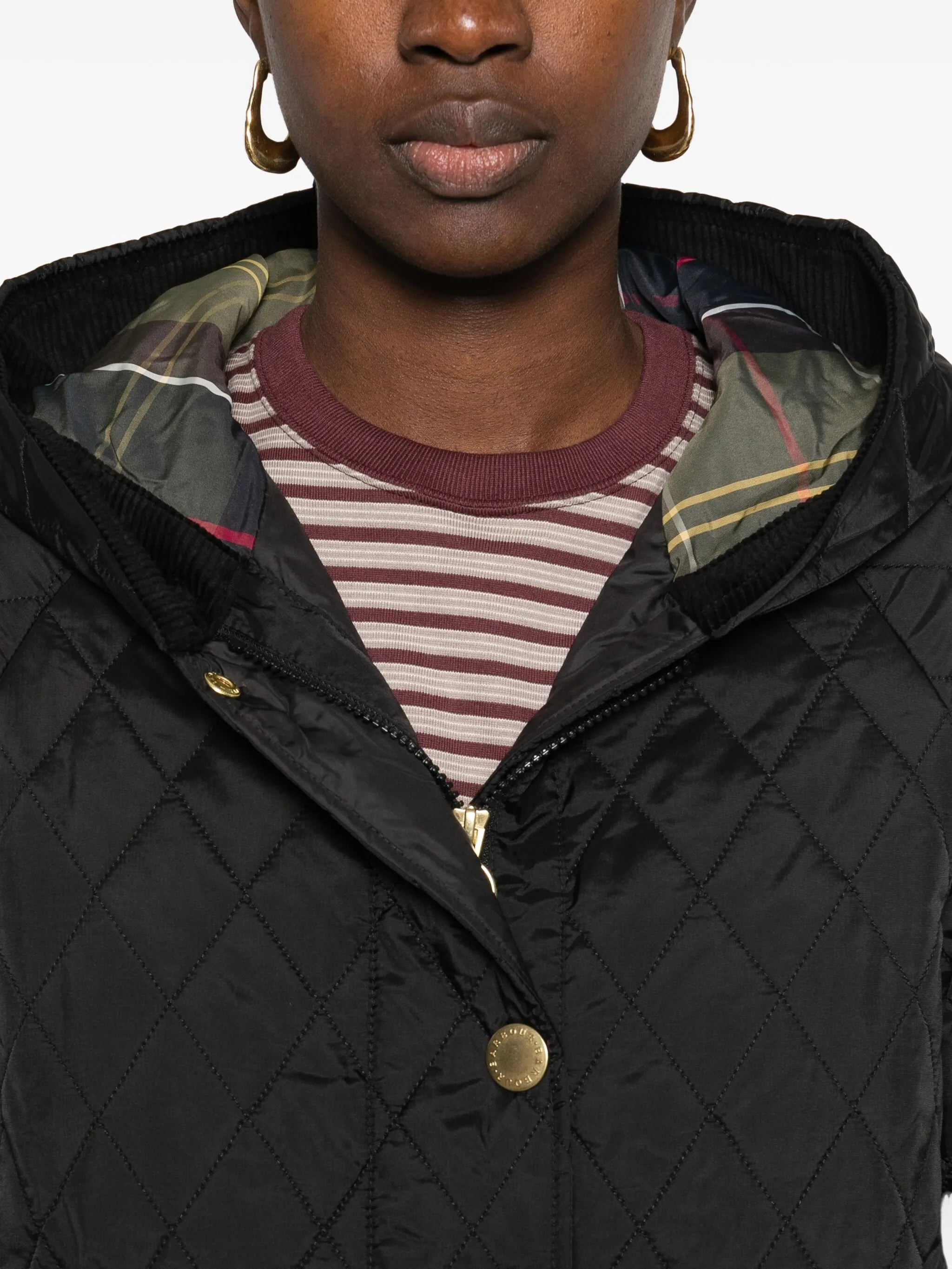 Barbour Quilted Hooded Jacket - 3
