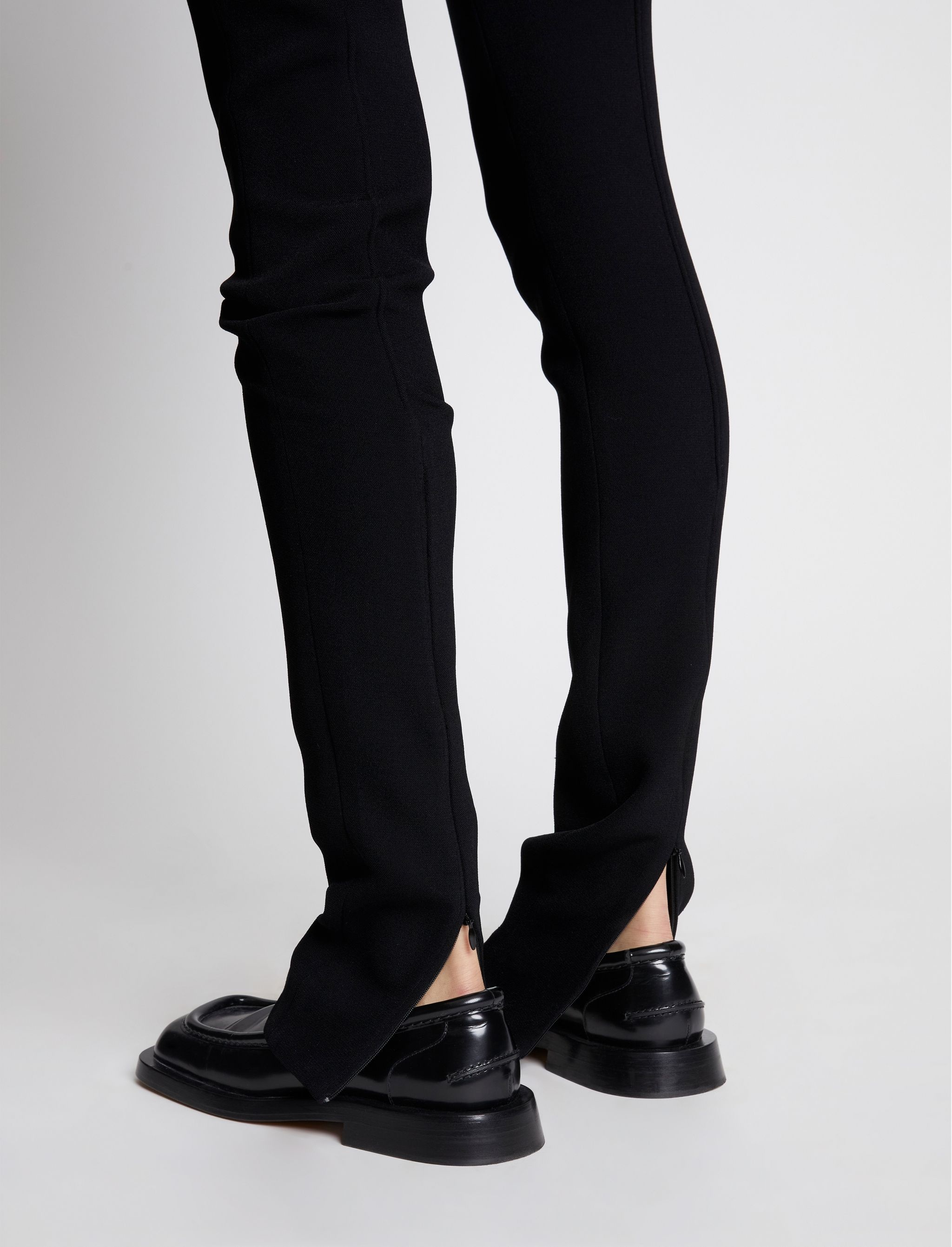 Bi-Stretch Crepe Slim Pants - 5