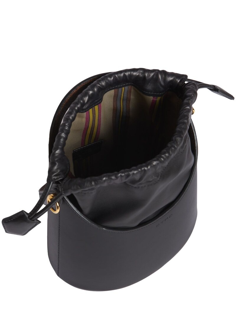 Medium Saturno leather top handle bag - 5