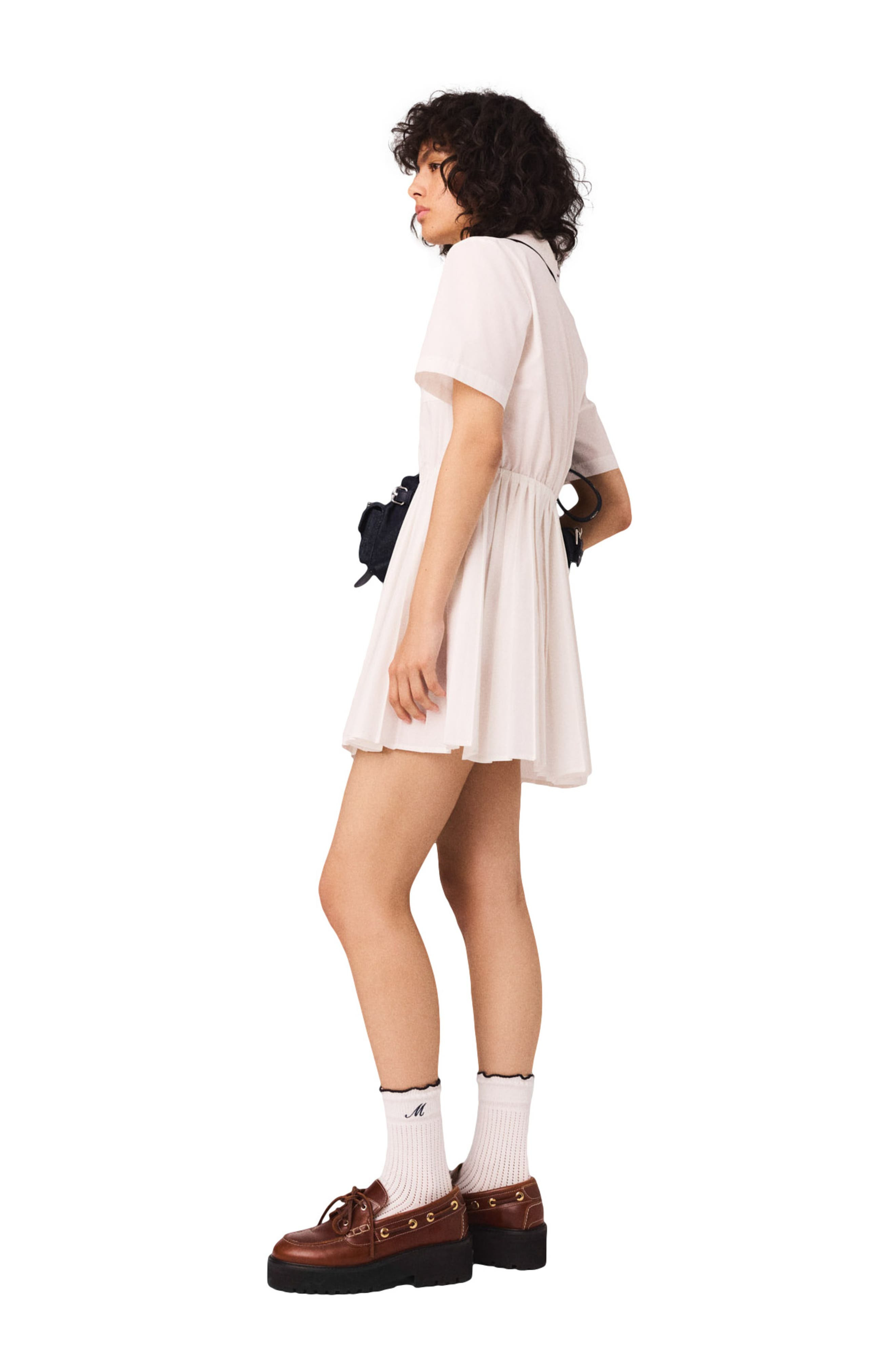 maje Short-sleeve shirt dress in White at Nordstrom - 2