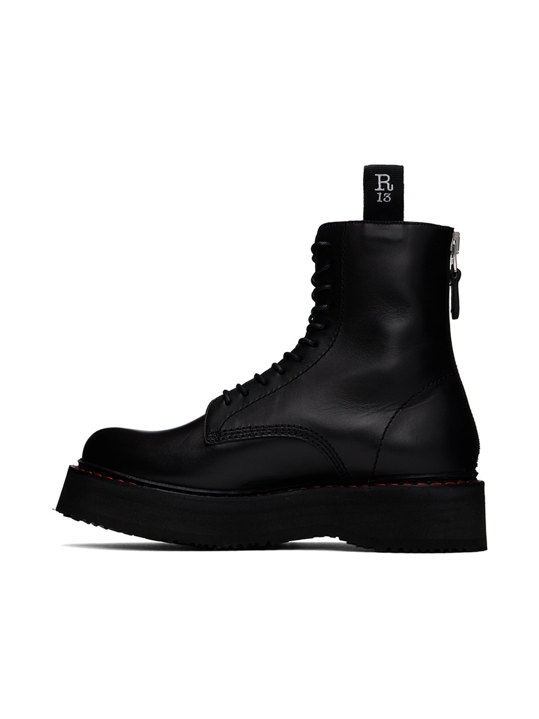 Black Single Stack Boots - 3