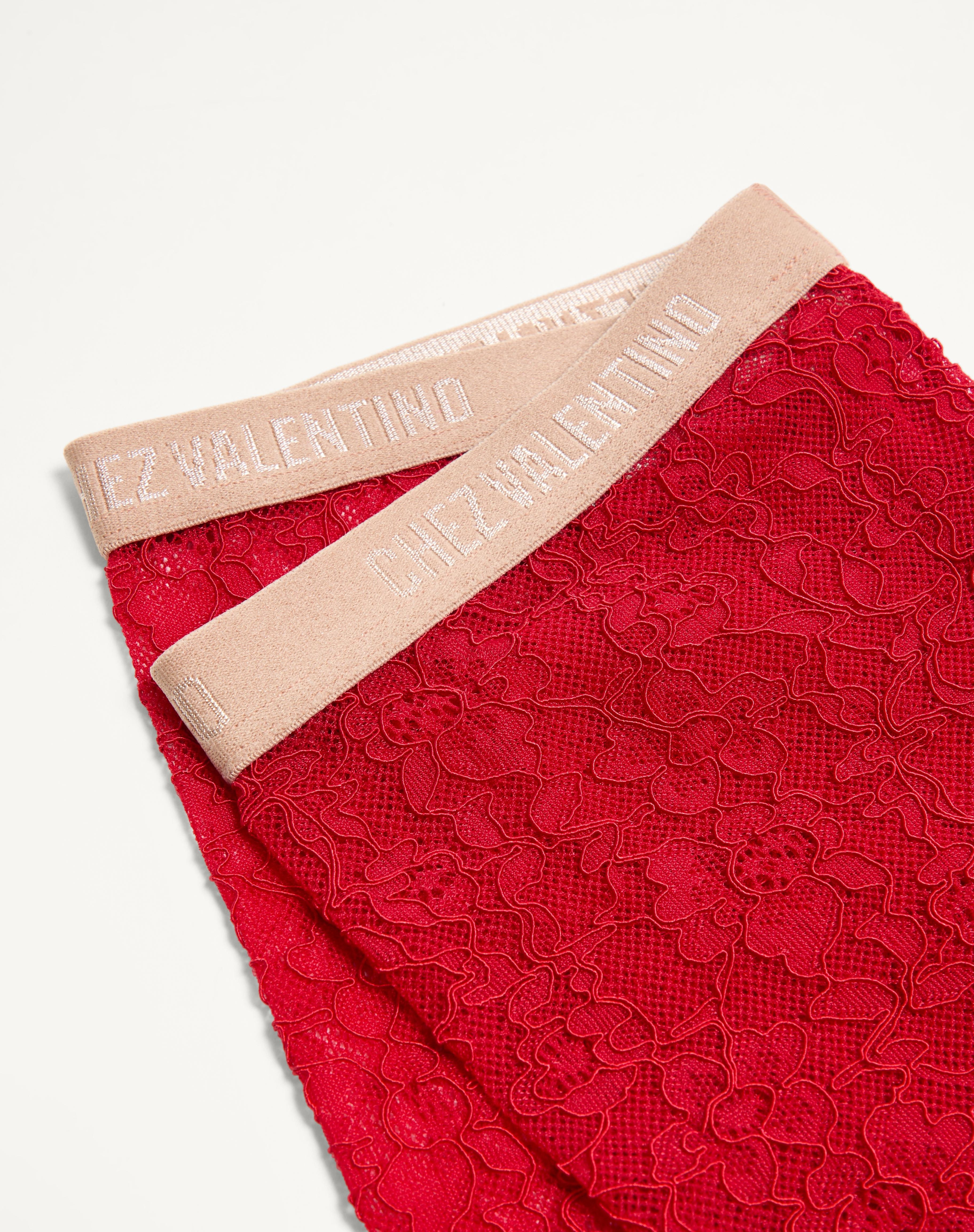 FLOWER LACE TIGHTS - 3