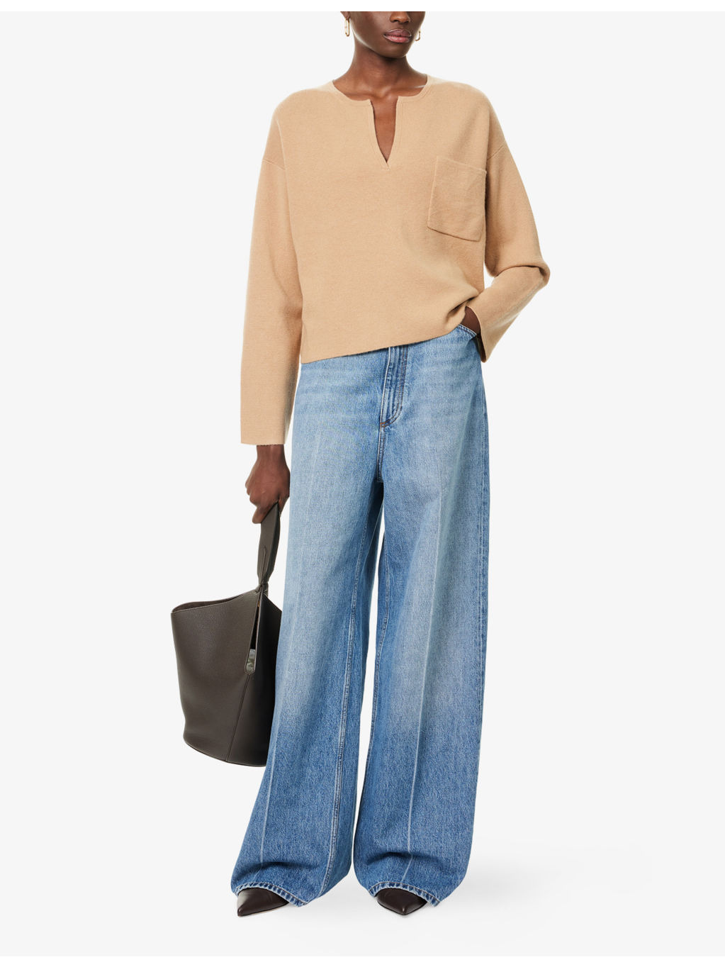 Zibello Boxy-Fit Wool-And-Cashmere Jumper - 2