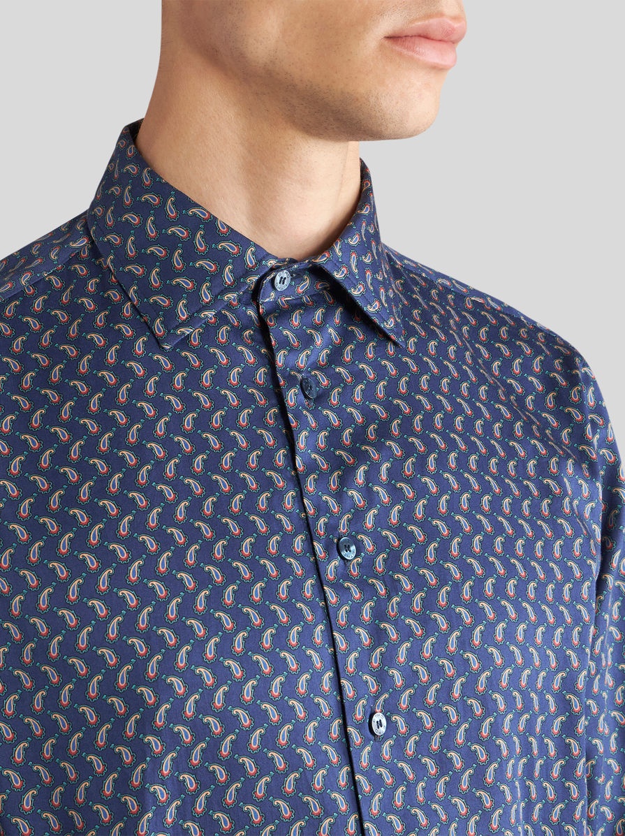 MICRO-PAISLEY SHIRT - 3