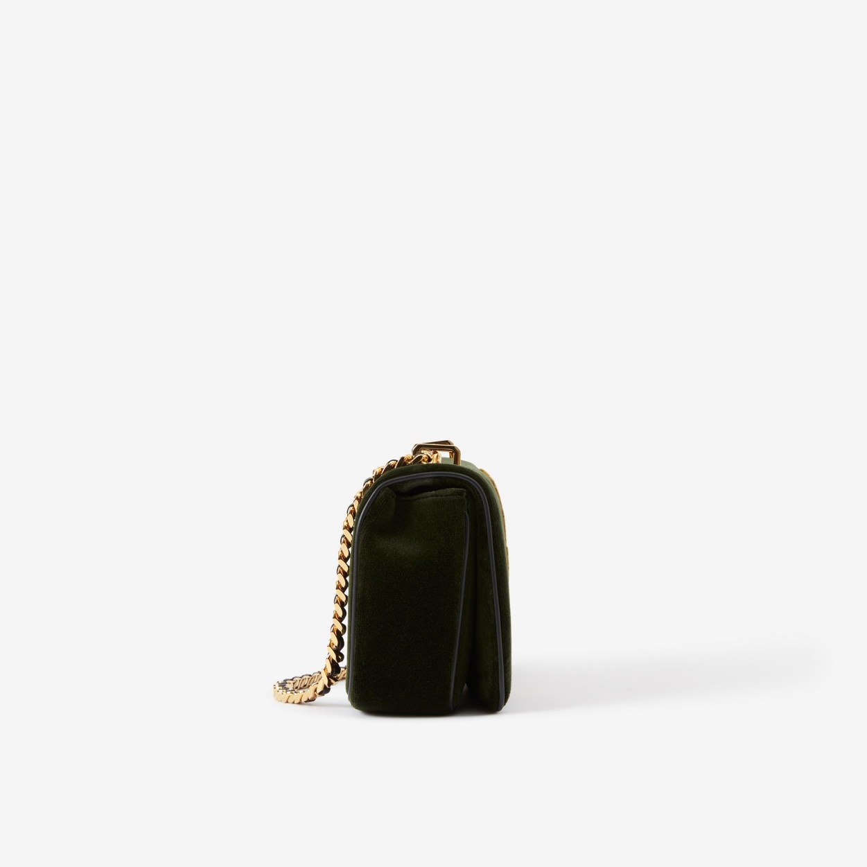 EKD Motif Velvet Small Lola Bag - 2