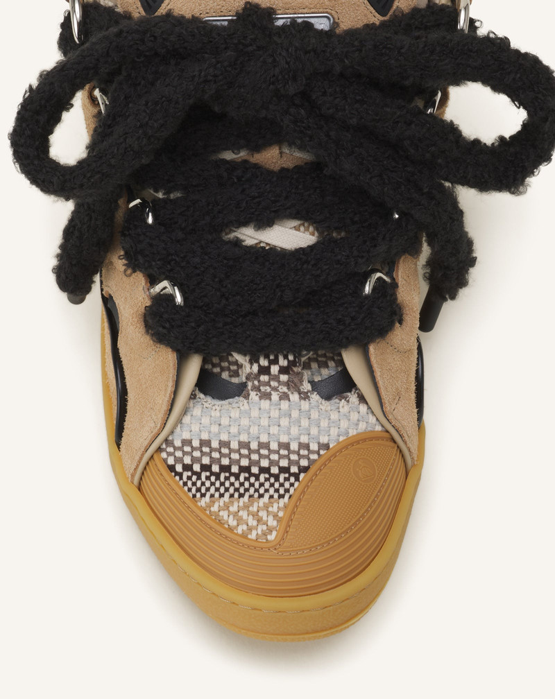 CURB SUEDE SNEAKERS WITH MESH LACES 5