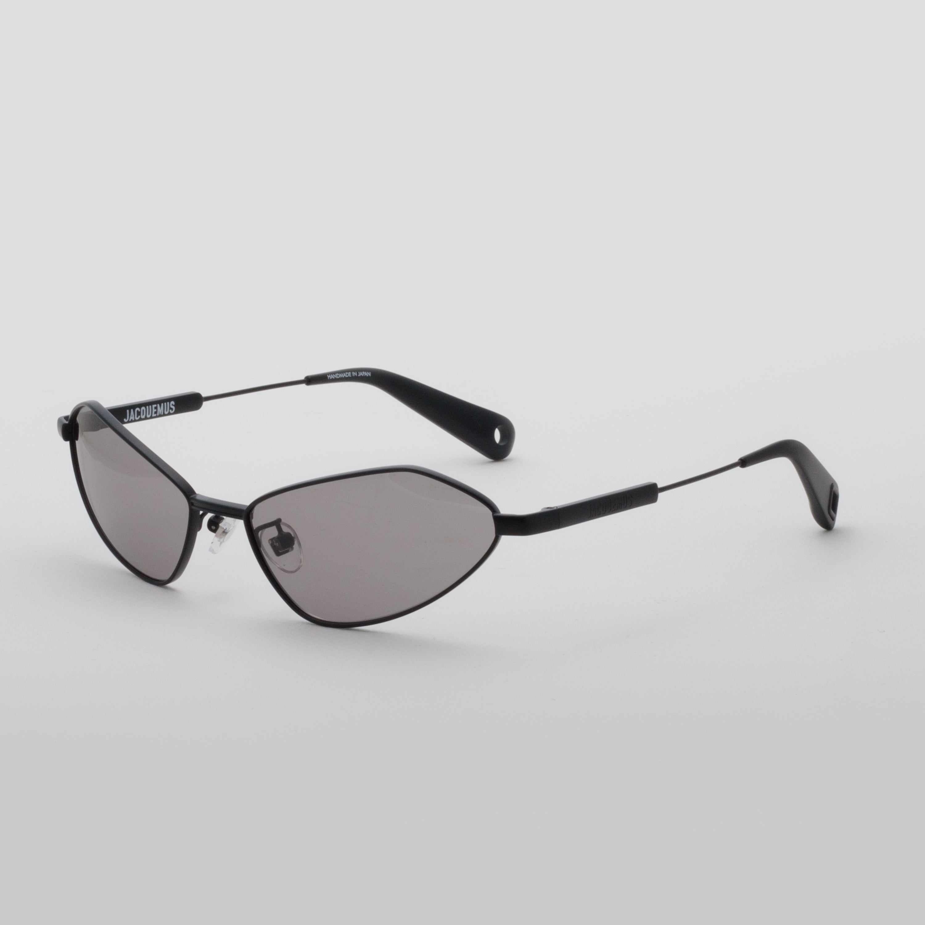 Bambino Angular Sunglasses in Metal Matt Black - 2