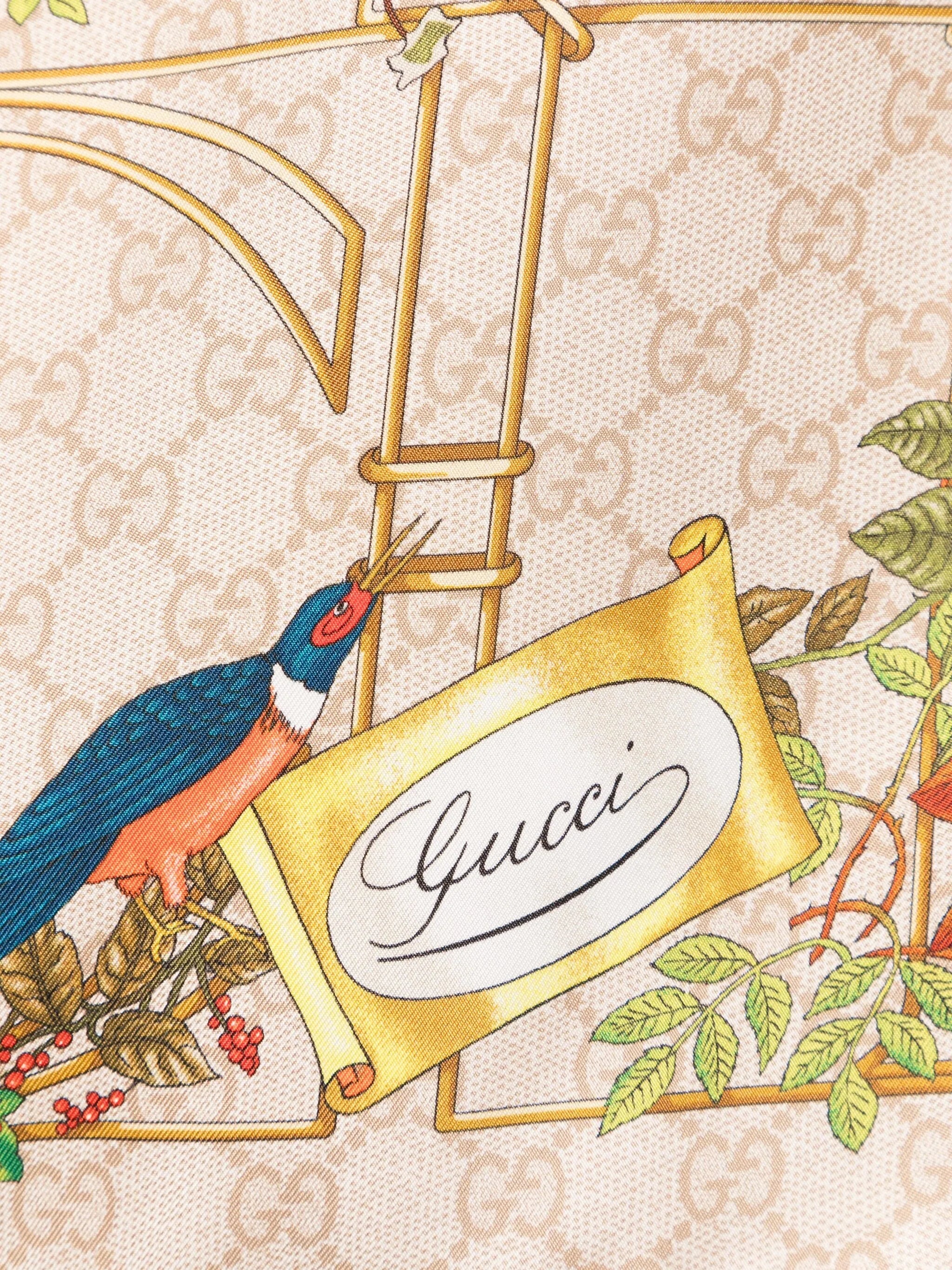Printed Silk Scarf - 2