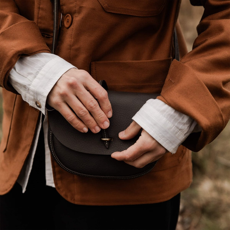 JAVA MINI POSTMAN BAG  -  GREYJAVA MINI POSTMAN BAG / HANDBAG 8