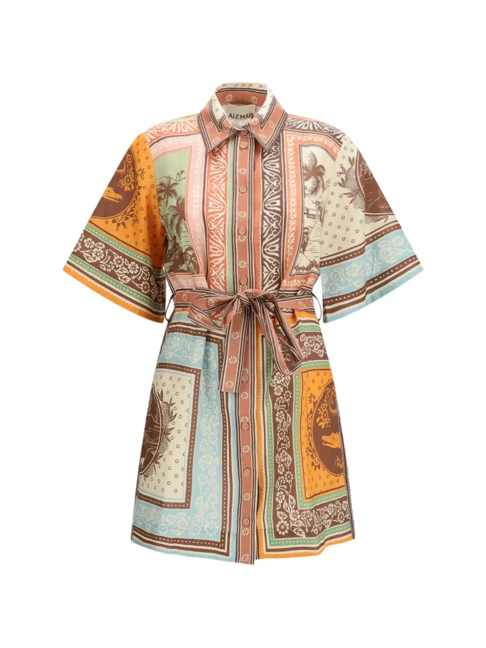 Alberta Mini Dress in Multi - 1