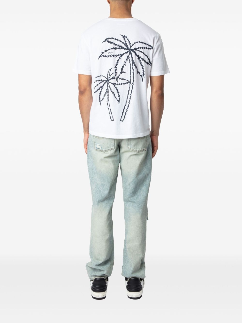 graphic-print organic-cotton t-shirt - 3