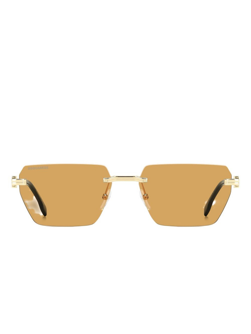 logo-detail geometric sunglasses 1