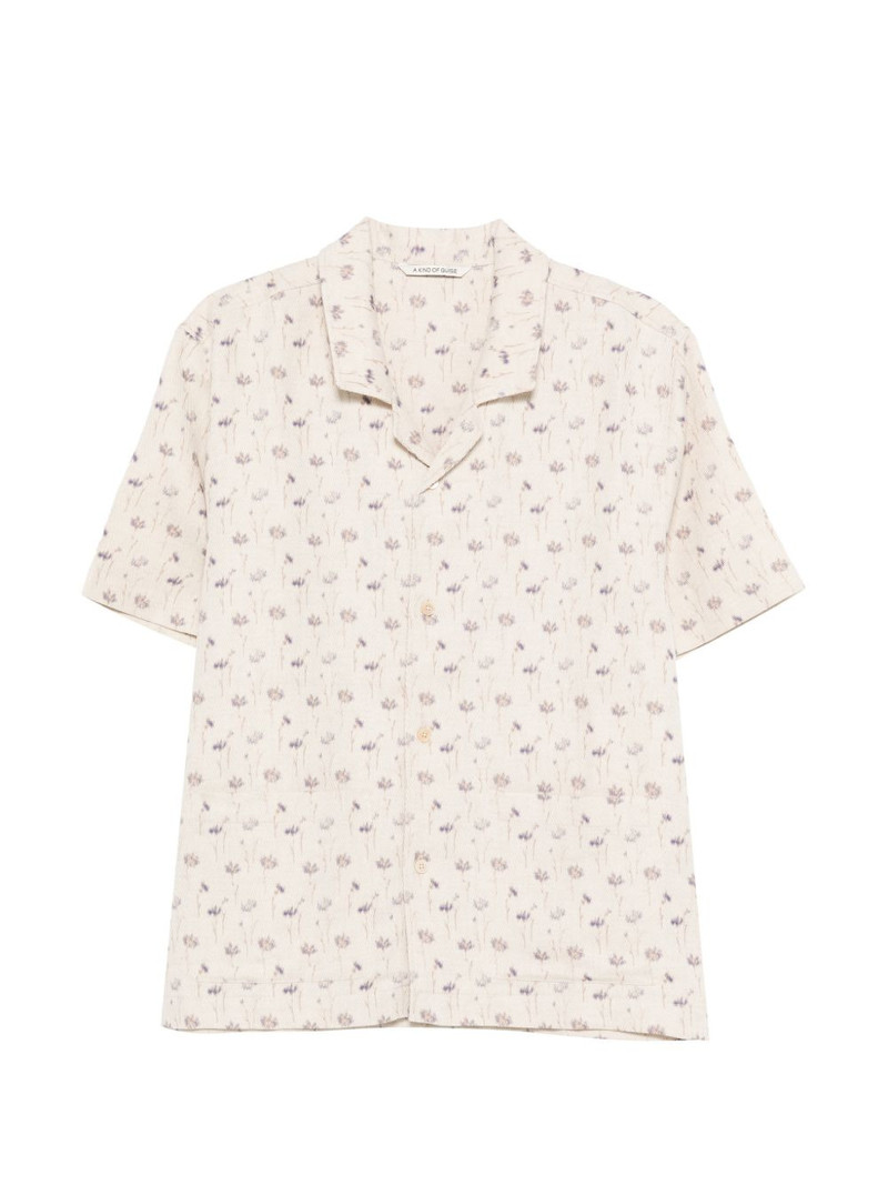 Salvi floral field short-sleeve shirt 1