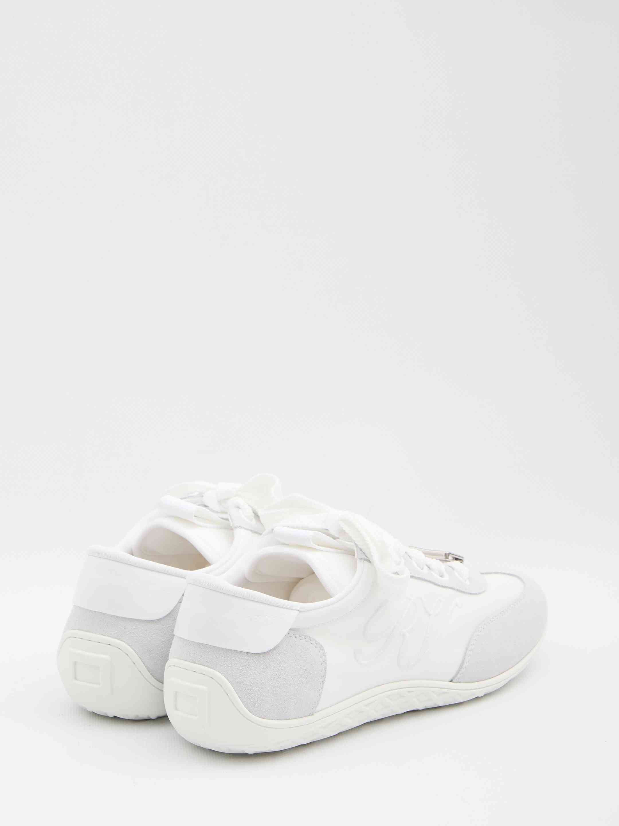 Roger Vivier Women Viv' Low Sneakers In Suede - 3