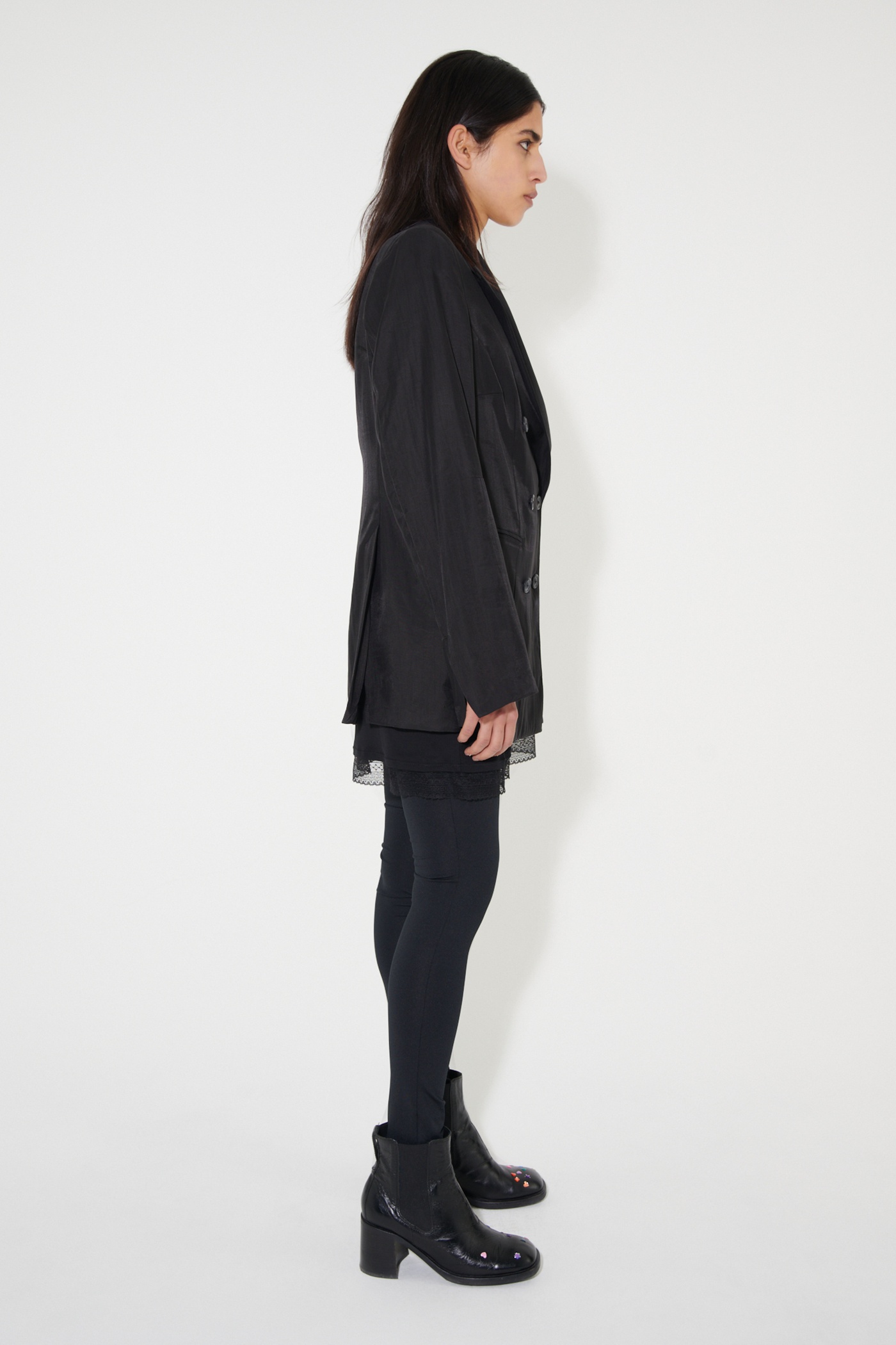 DB Flow Blazer Black Experienced Viscose - 3