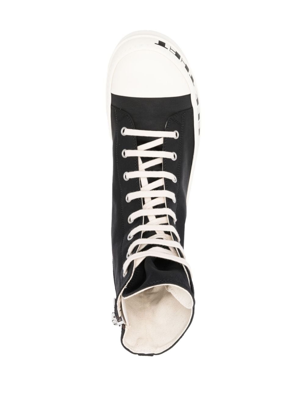 high-top lace-up sneakers - 4