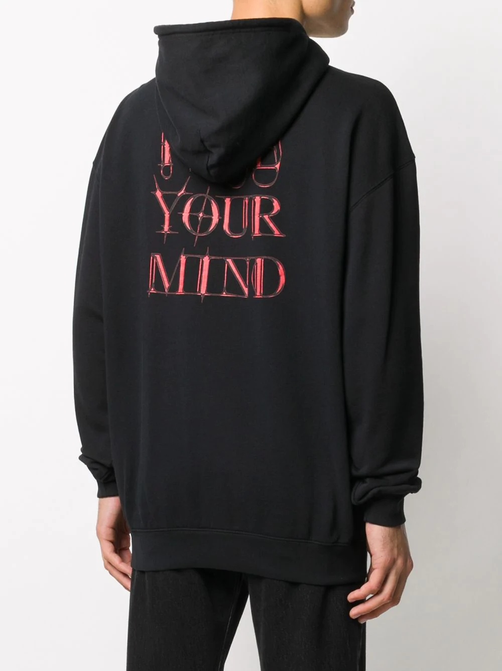 graphic print hoodie - 4