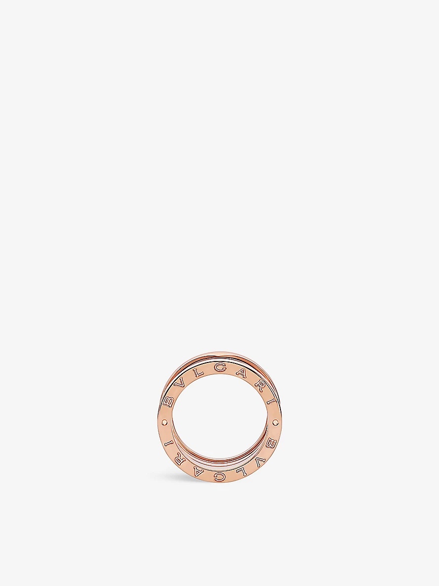 B.zero1 four-band 18ct rose-gold ring - 5