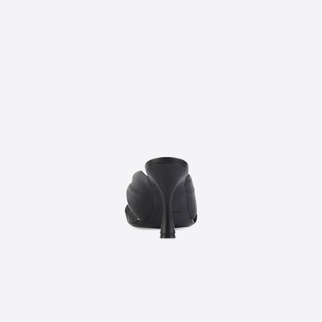 Women's Drapy 80mm Mule in Black - 2