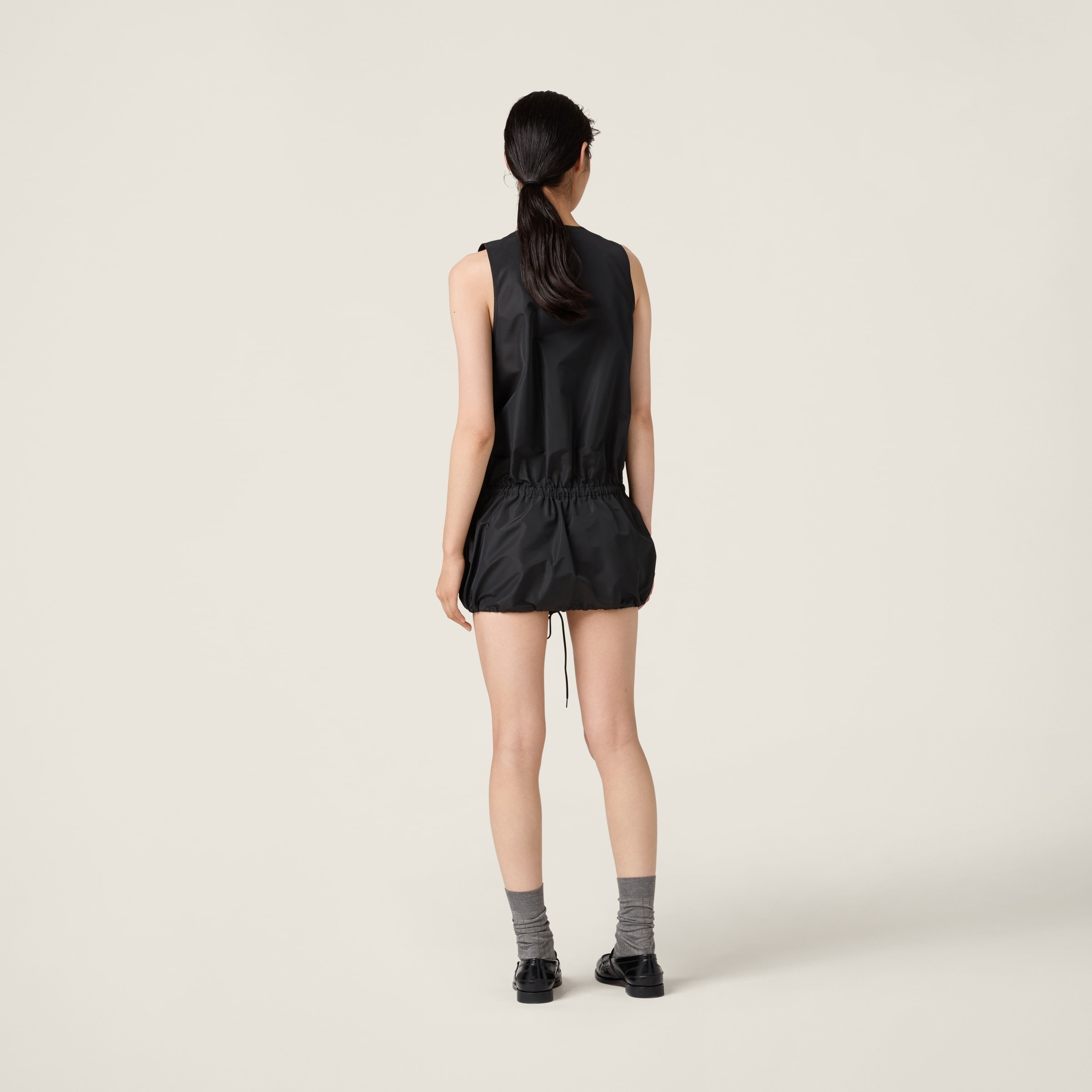 Technical fabric mini-dress - 3