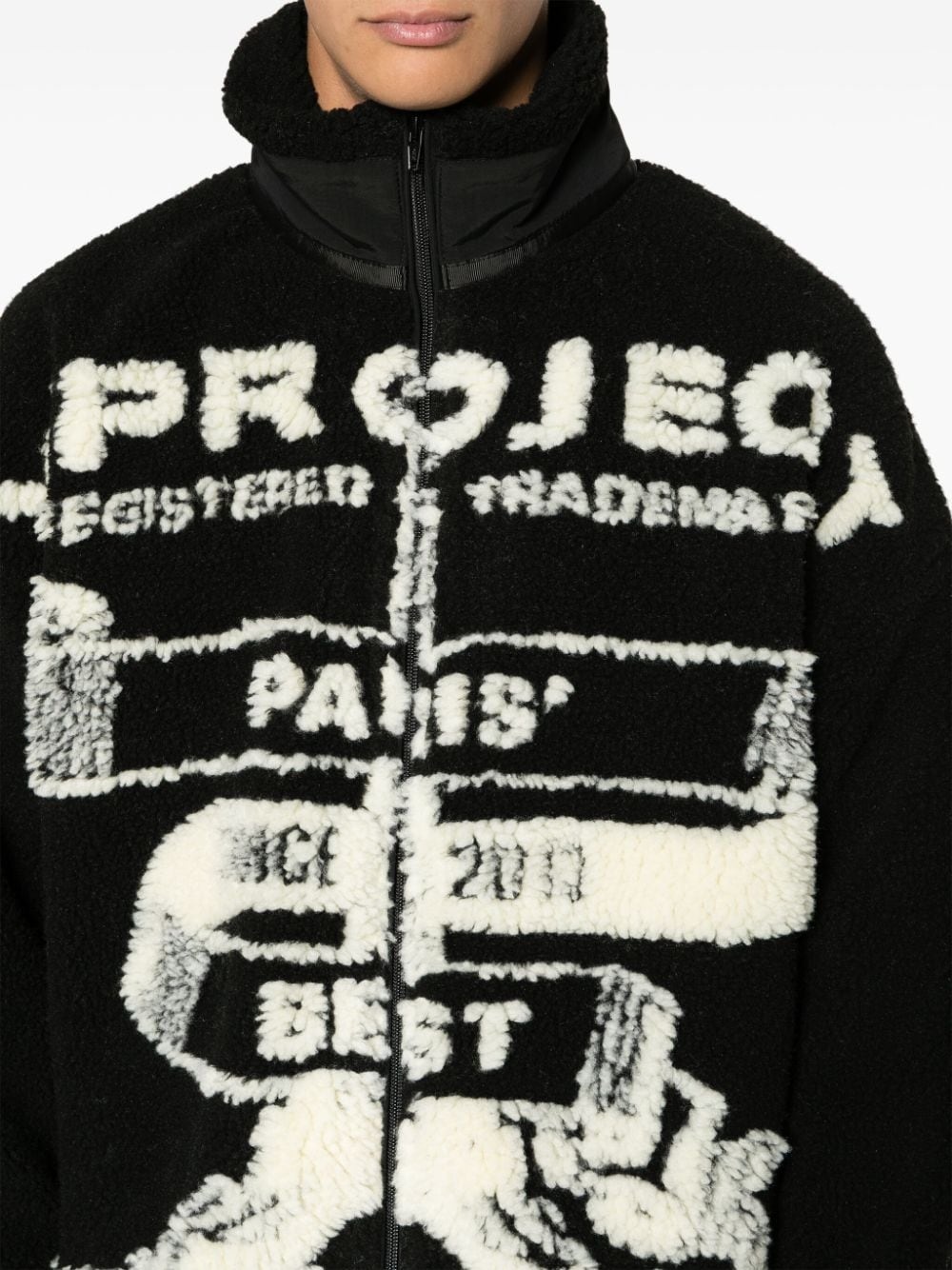 Paris' Best jacquard fleece jacket - 6