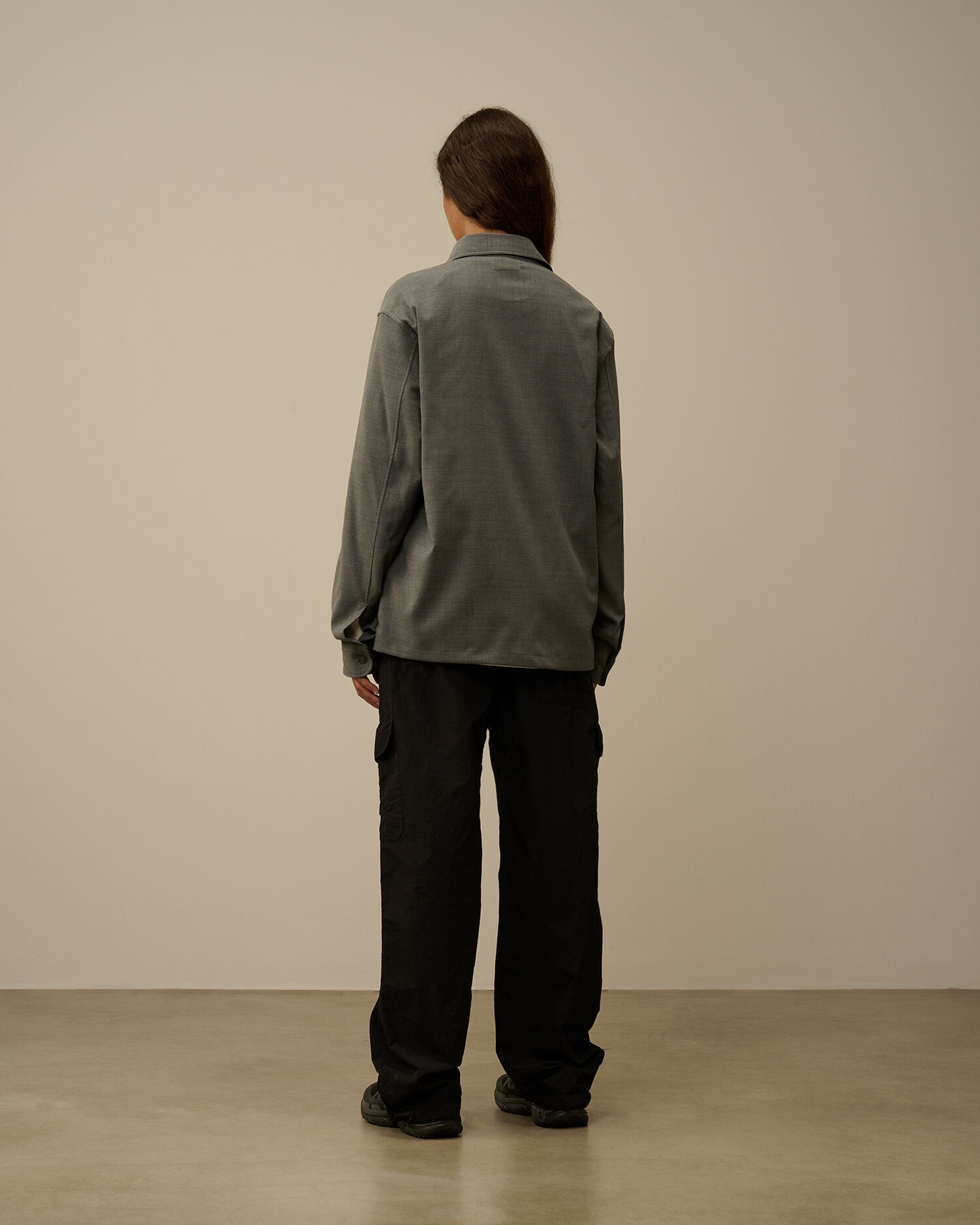 Wool Gabardine Shirt - 6