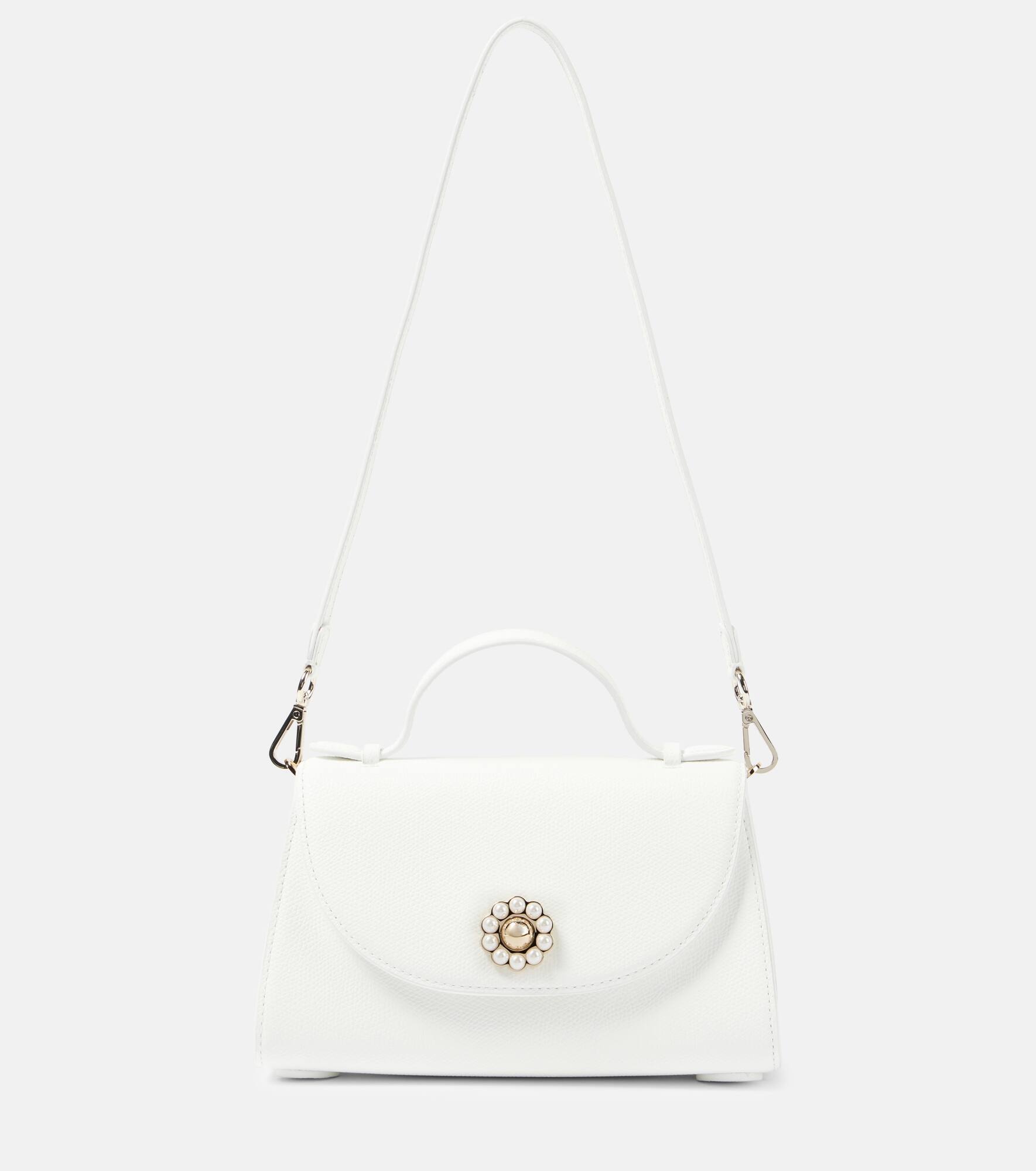 Valentine leather shoulder bag - 1