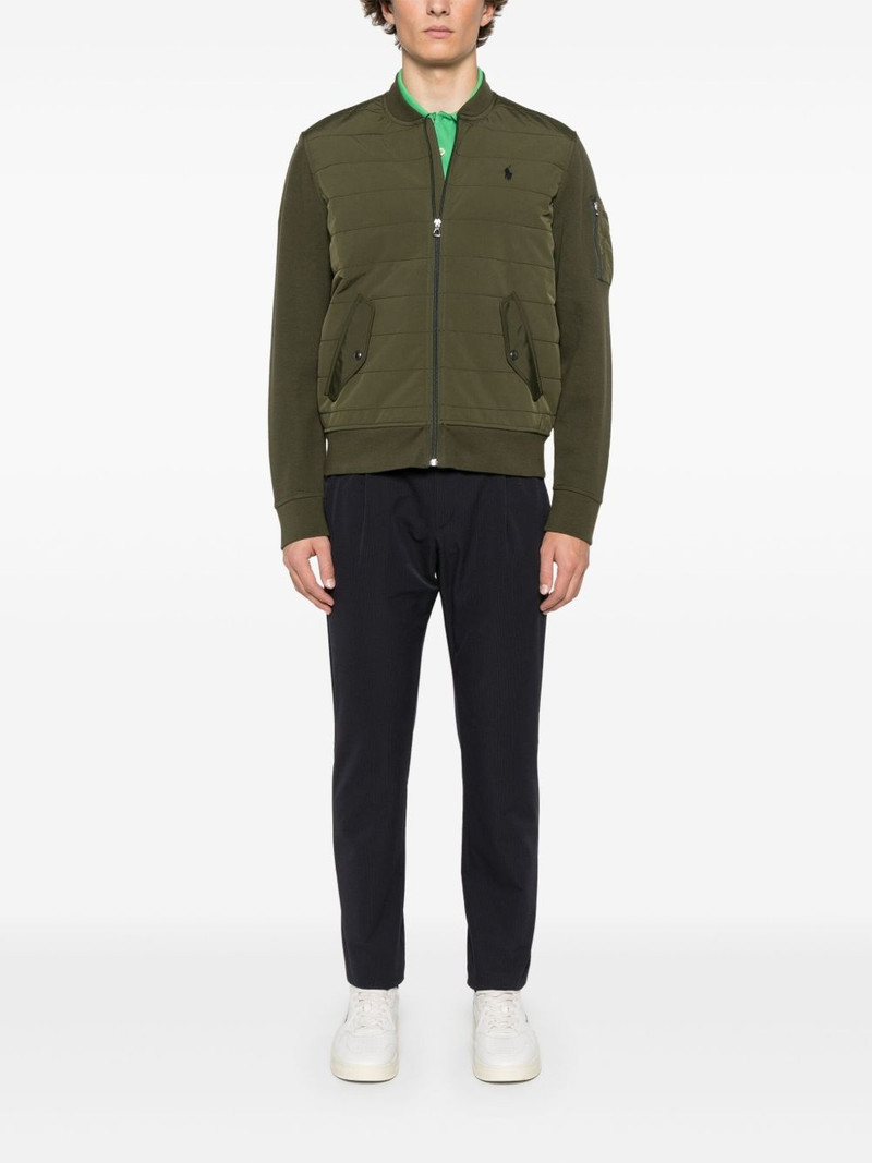 Herno seersucker trousers outlook
