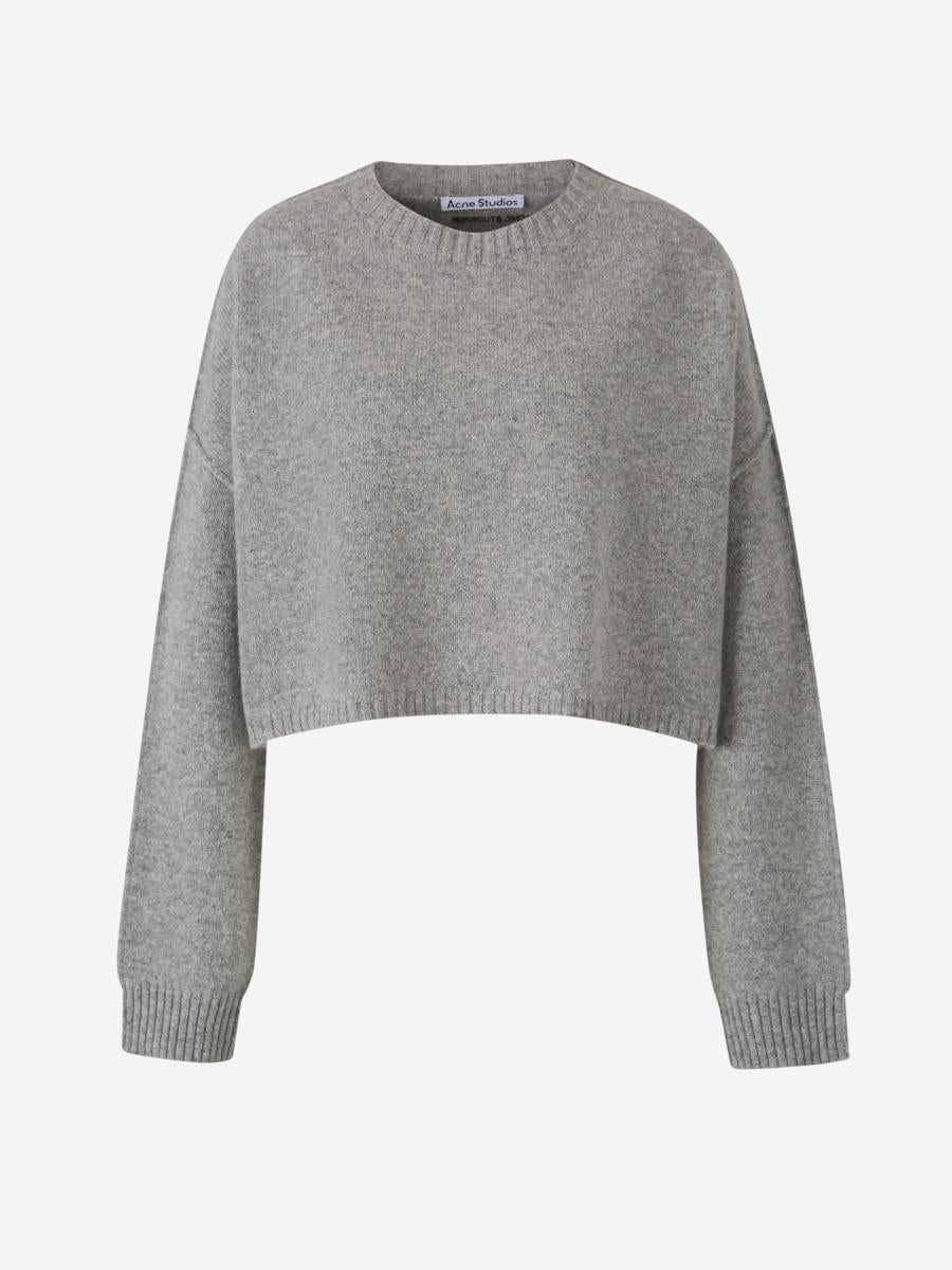 Acne Studios Cropped Wool Cardigan - 1