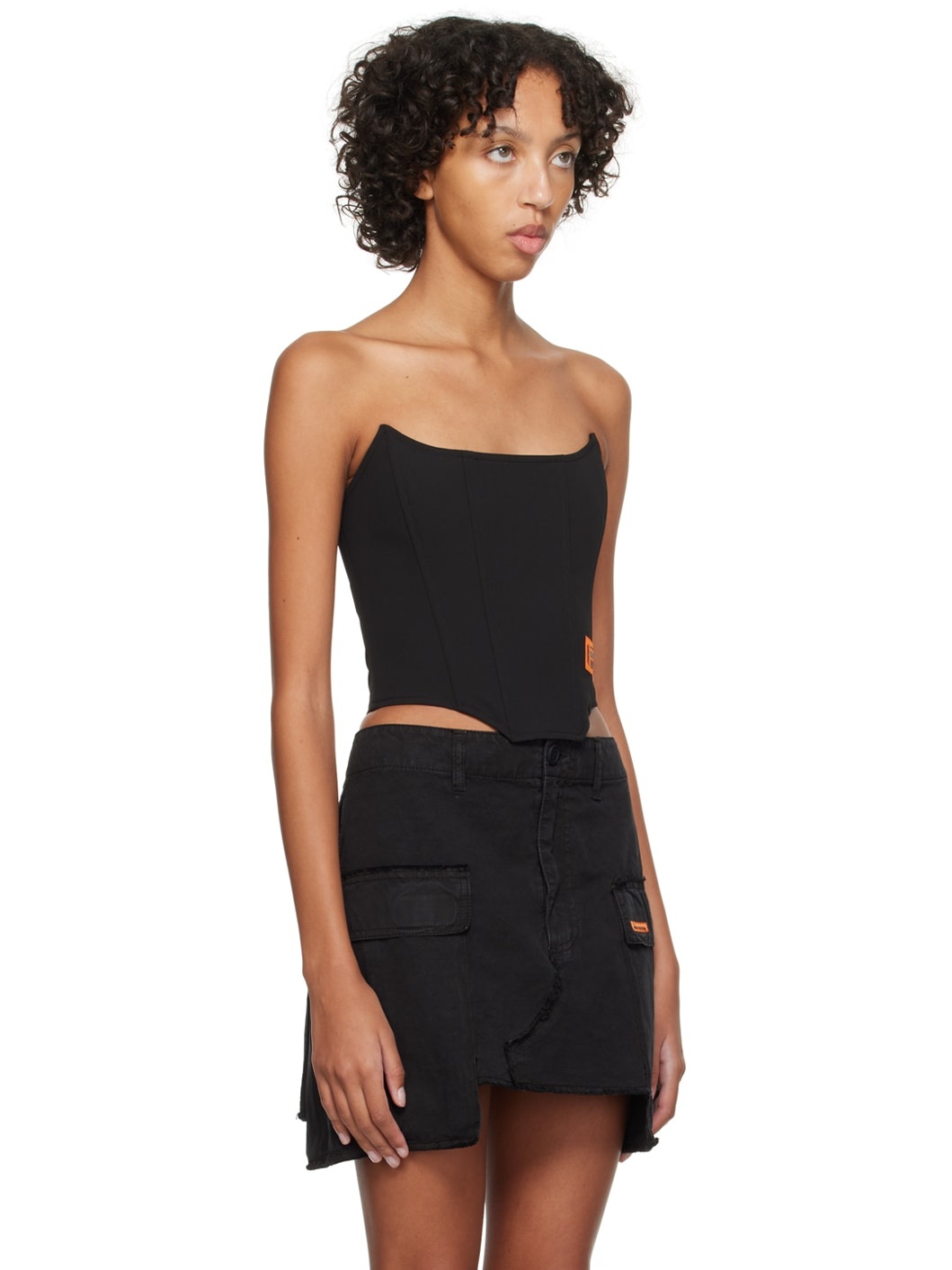 Black Patch Tank Top - 2