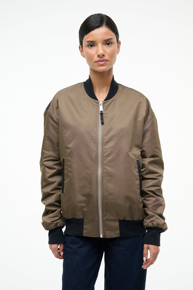 STAUD STAUD ATHENA JACKET TRUFFLE outlook