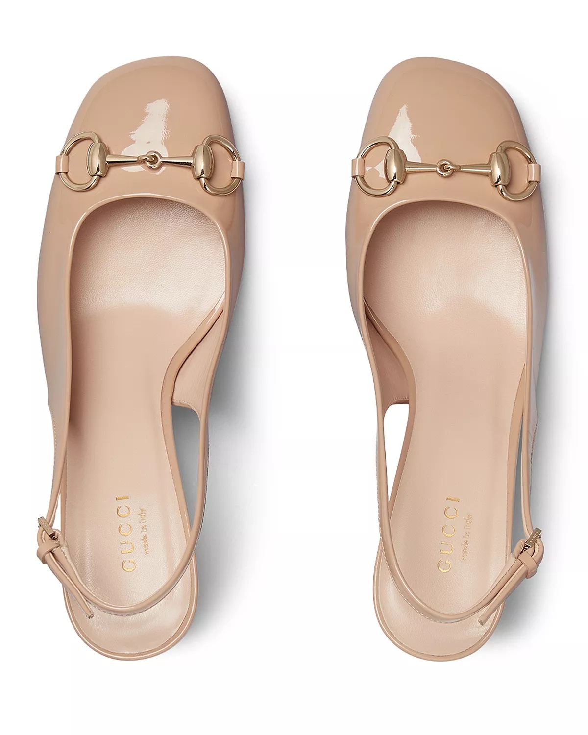 Women's Horsebit Patent Slingback Pumps - 6