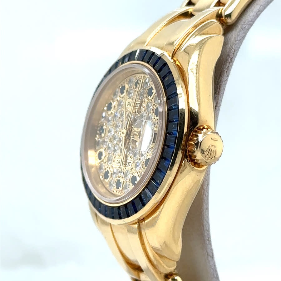 Pre-owned Rolex Pearlmaster Automatic Diamond Ladies Watch 69308 - 4