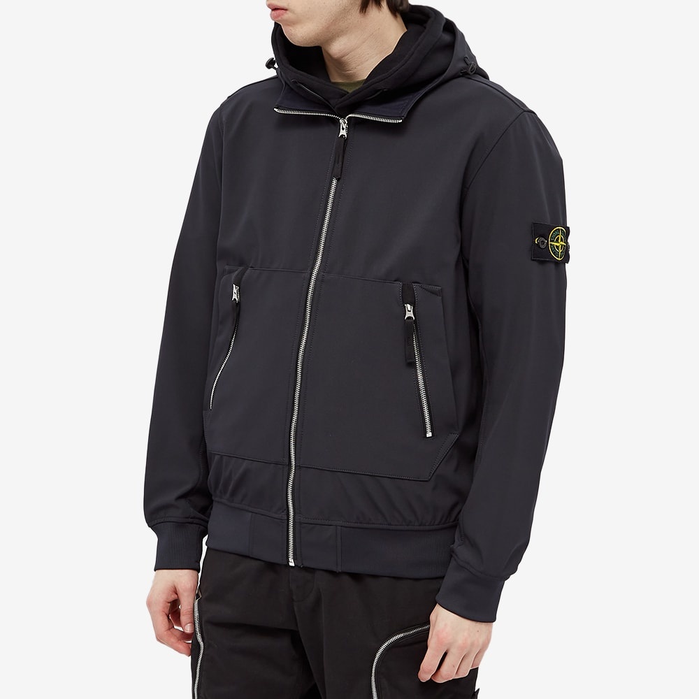 Stone Island Soft Shell-R Hooded Jacket - 6