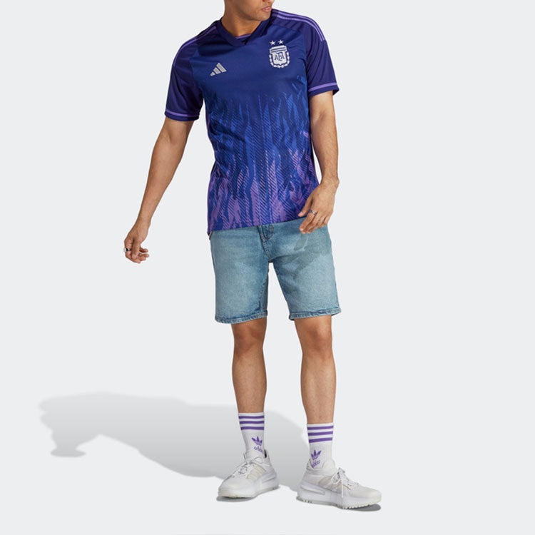 adidas Argentina 2022-2023 World Cup Away Jersey HF2159 - 3