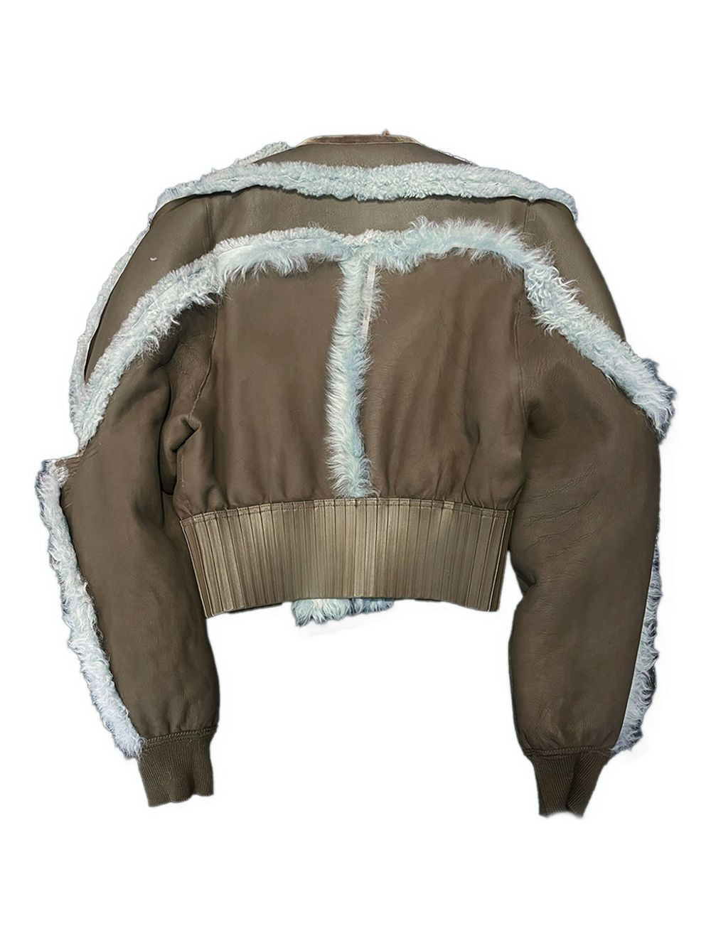 shearling bomber jacket - 3