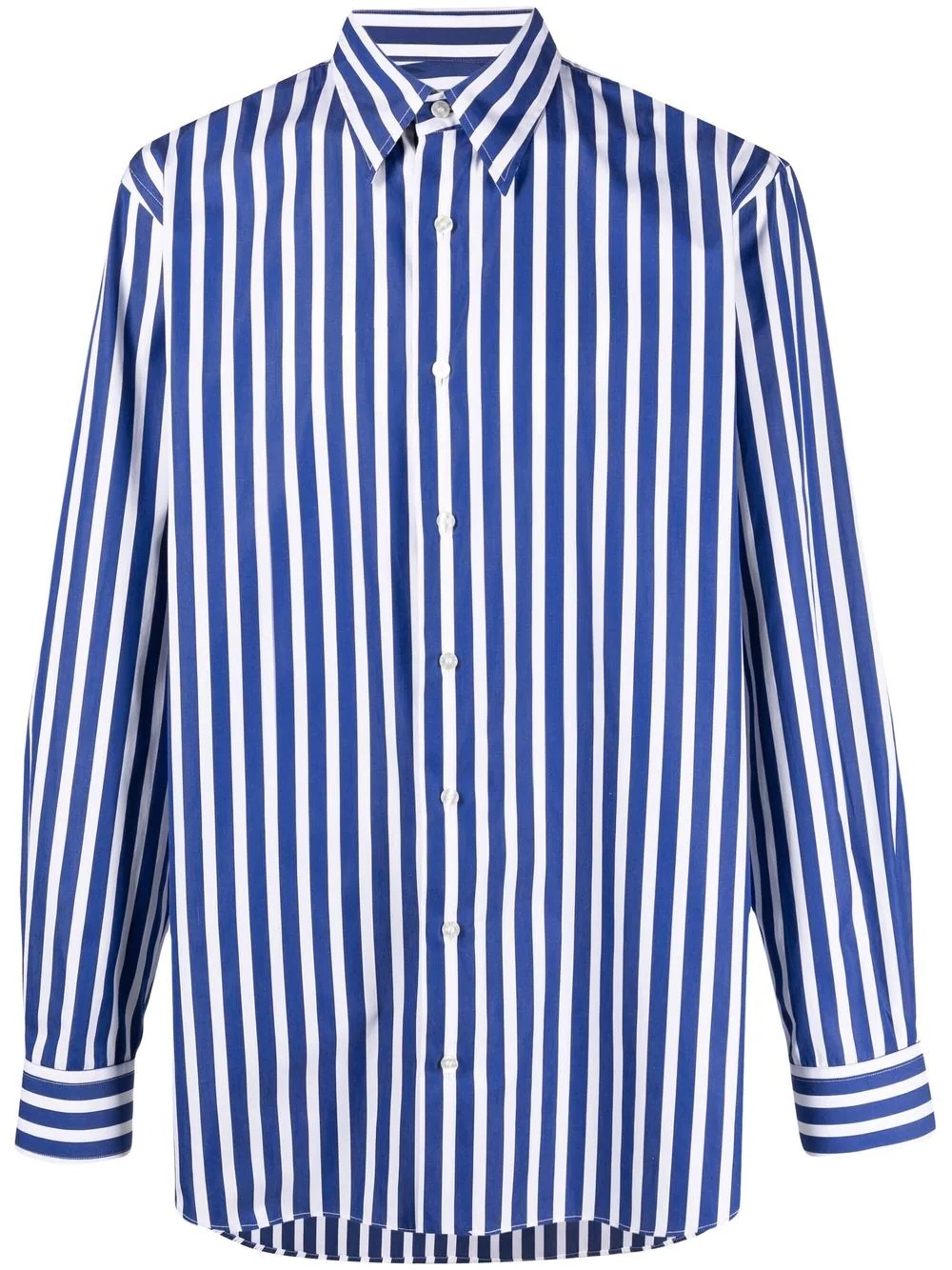 striped long-sleeve shirt - 1