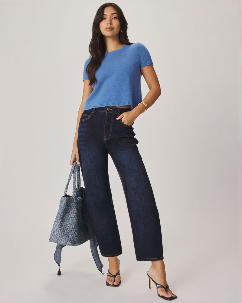 Splendid Barrel Leg Denim Pant outlook