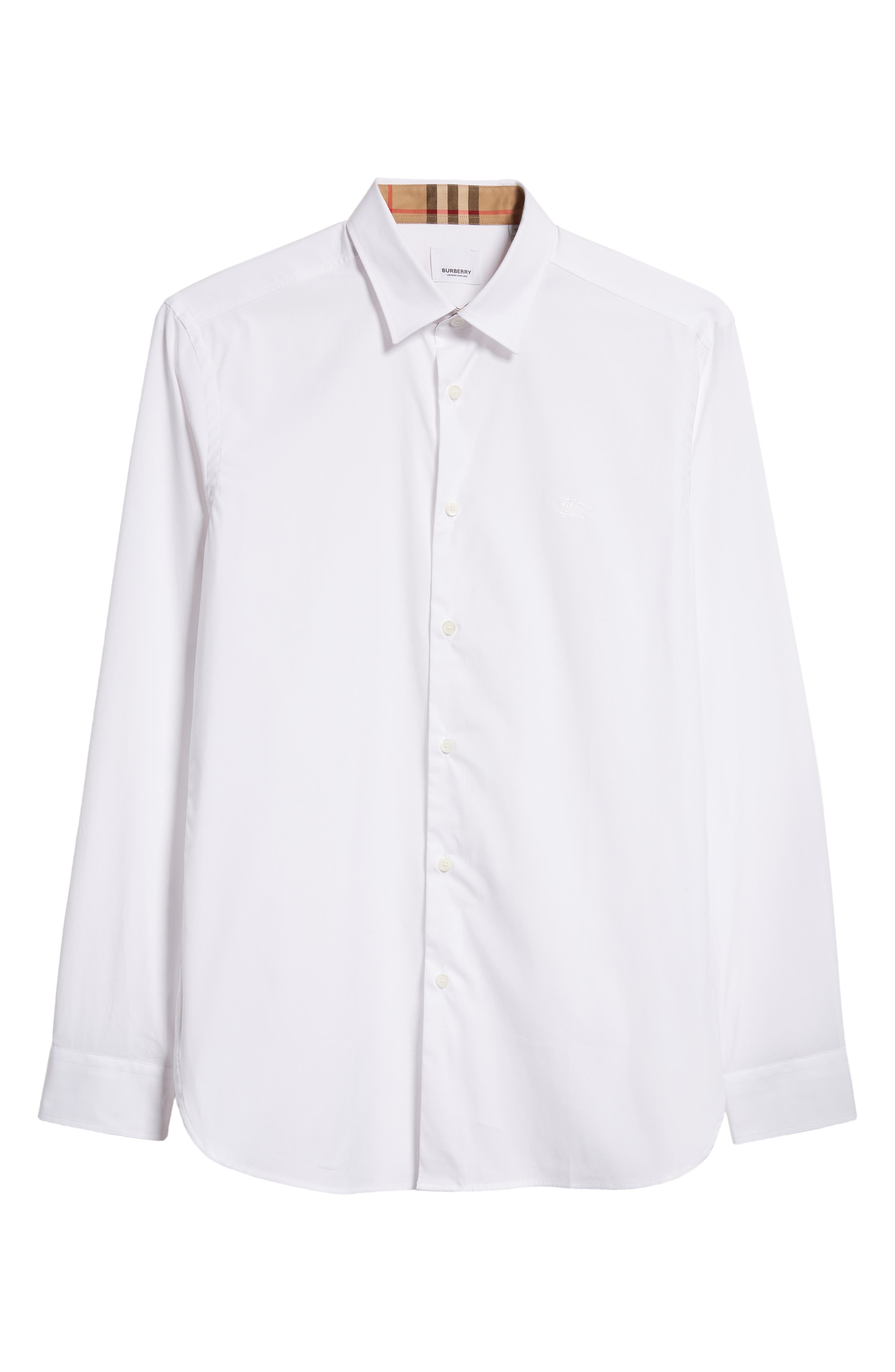 Sherfield Equestrian Knight Stretch Cotton Poplin Button-Up Shirt - 5