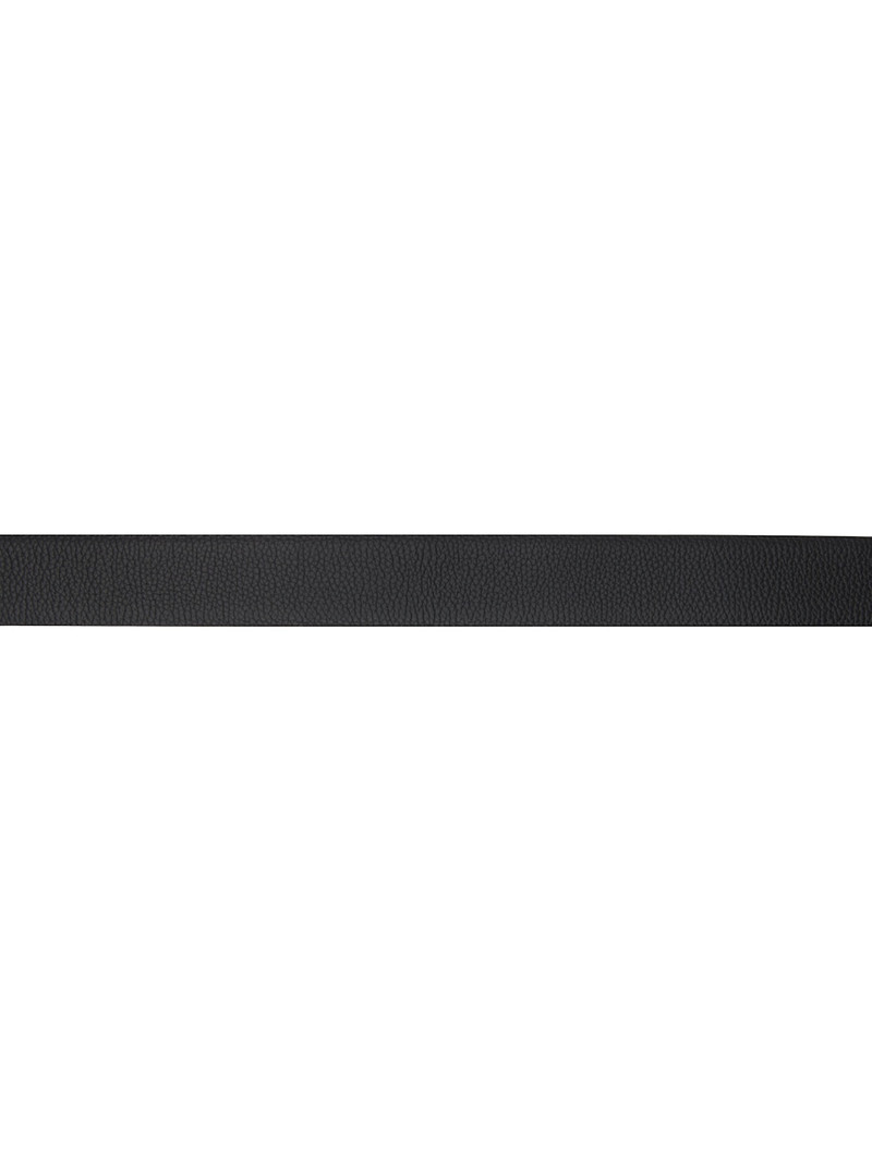 TOM FORD Black Grain Leather Insert Buckle T Belt outlook