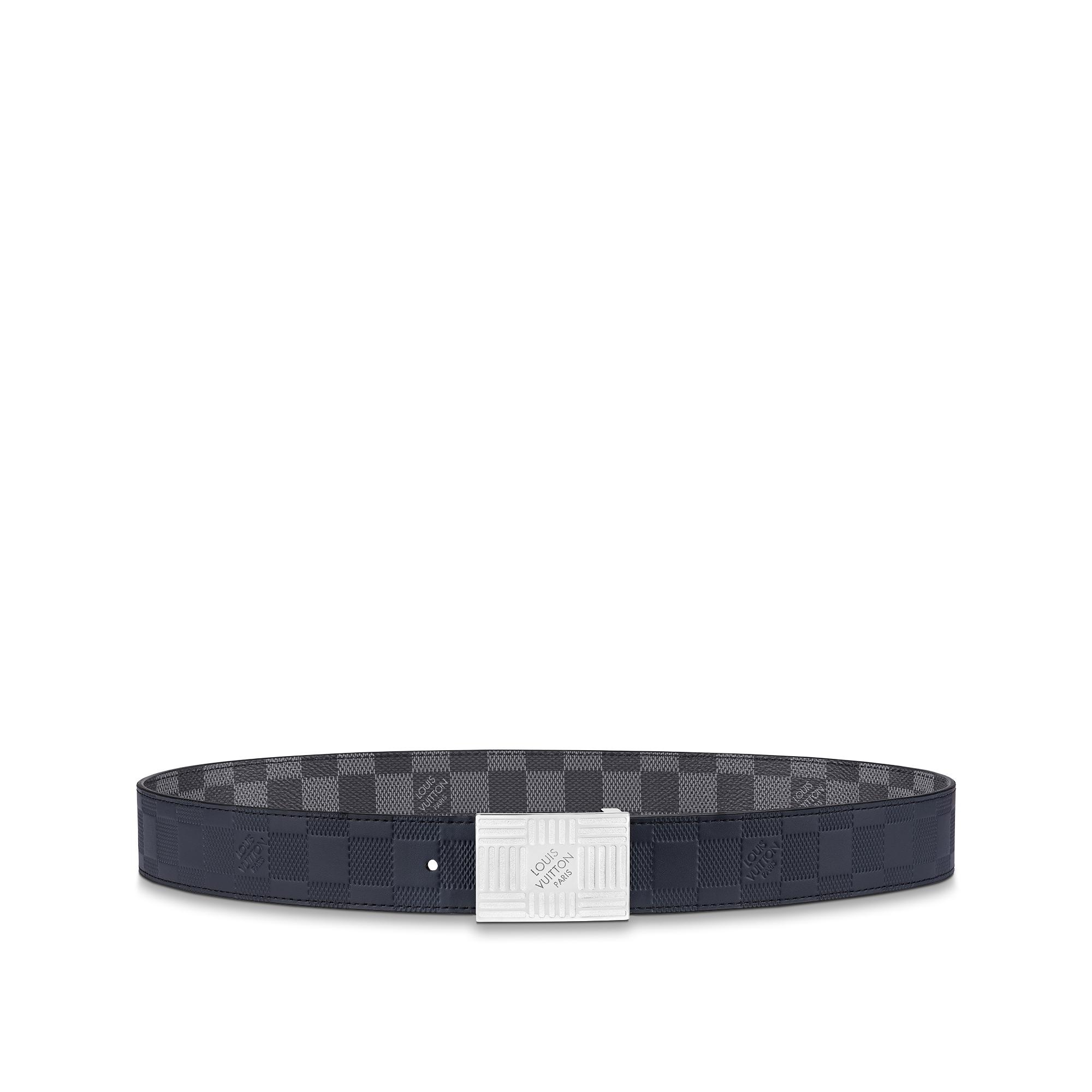 Damier Plate 35MM Reversible Belt - 3