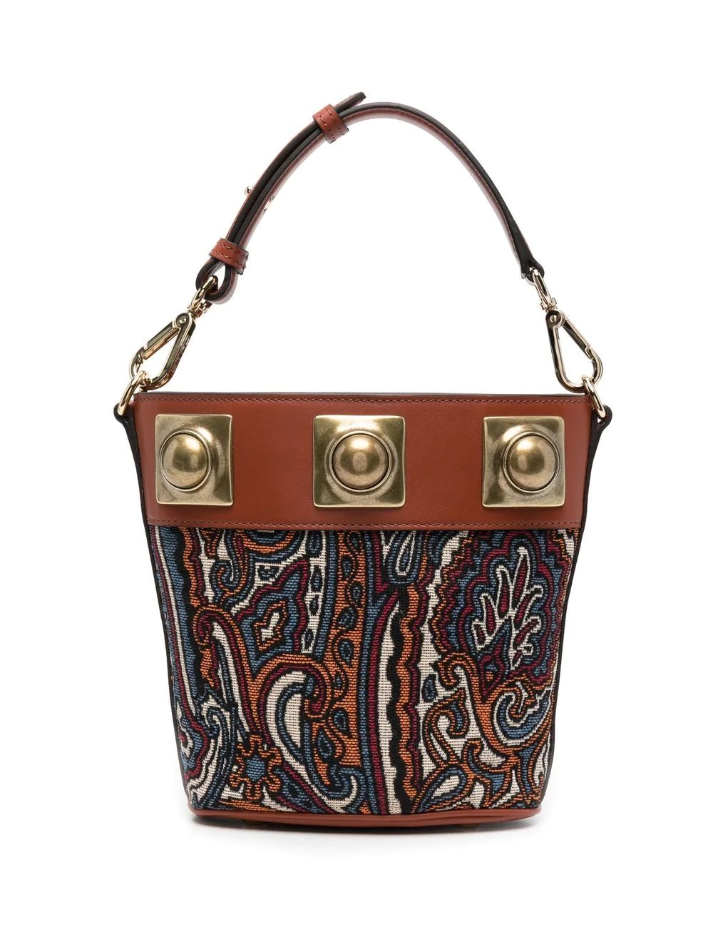 paisley-pattern bucket bag - 6