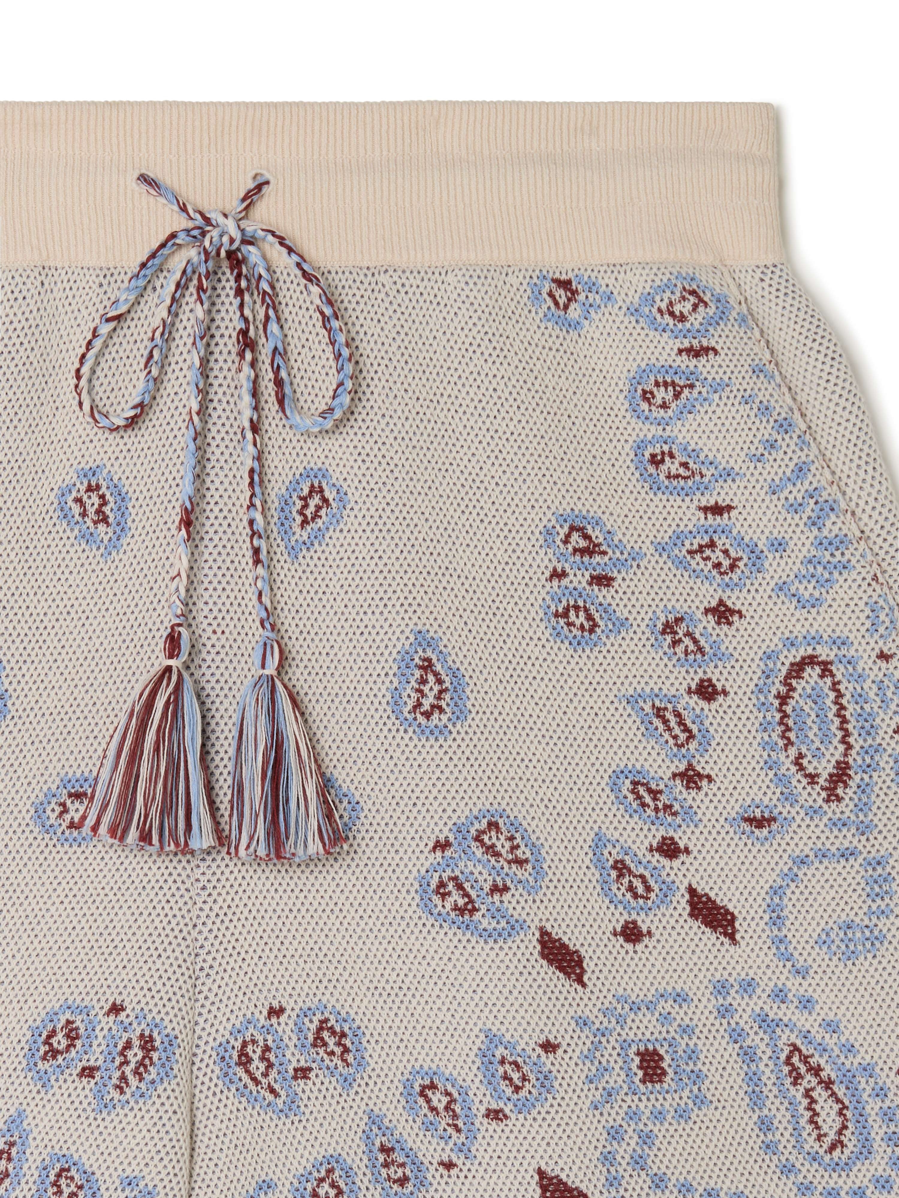 Cotton Piquet Bandana Bermuda - 7