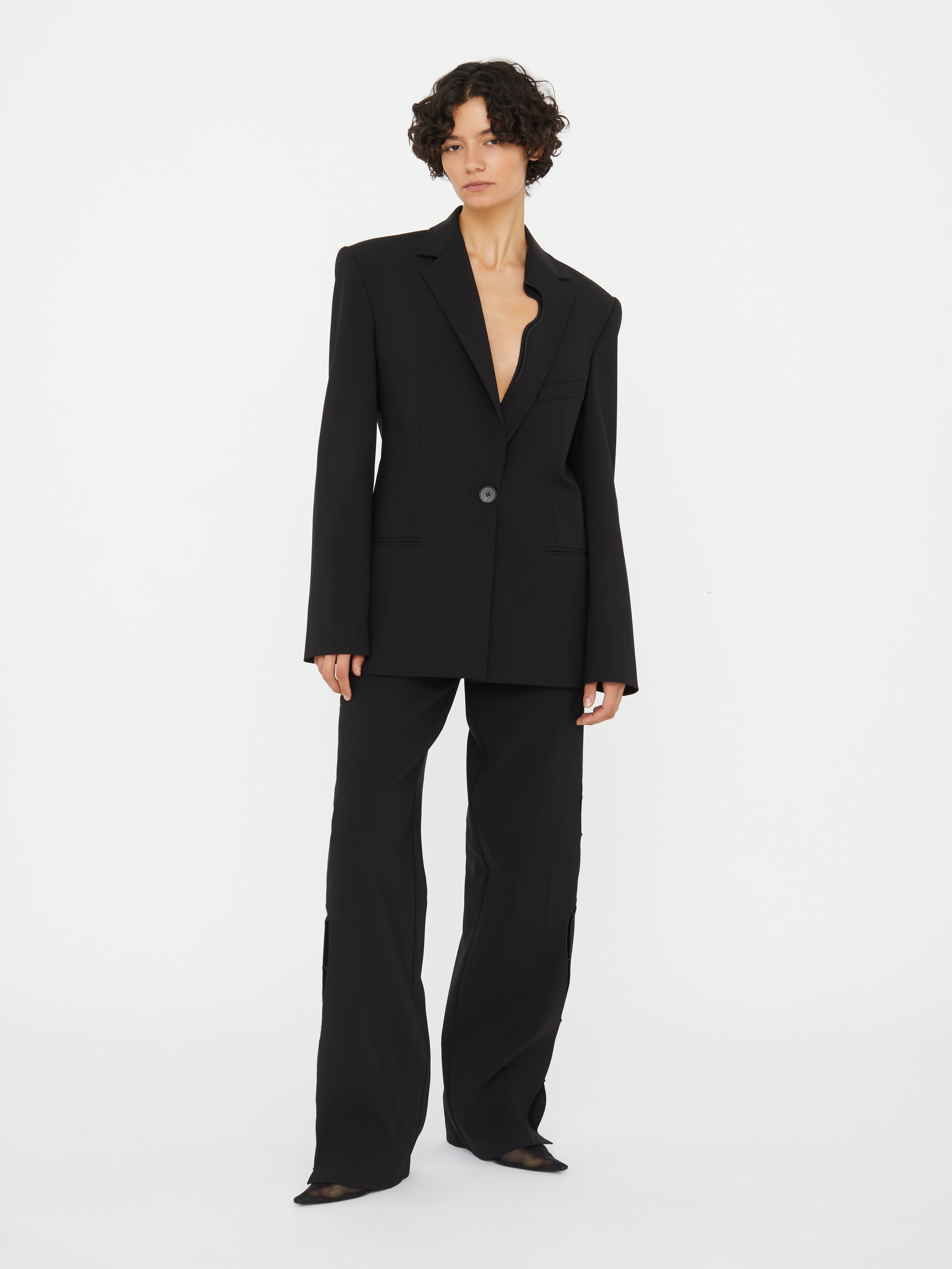 Bitten Wool Blazer - 6